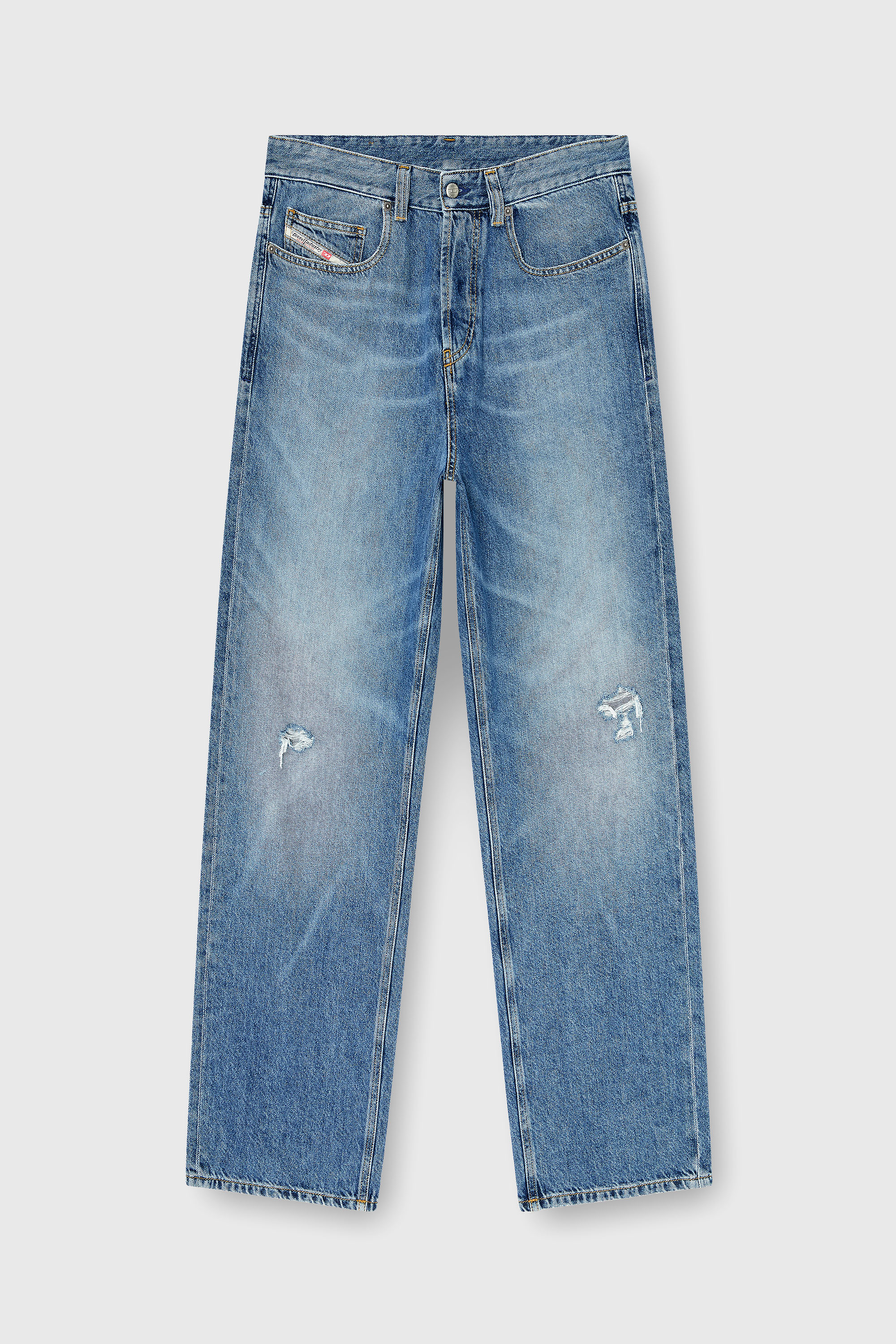 Diesel - Man's Relaxed Jeans 2001 D-Macro 09P61, Medium blue - 2