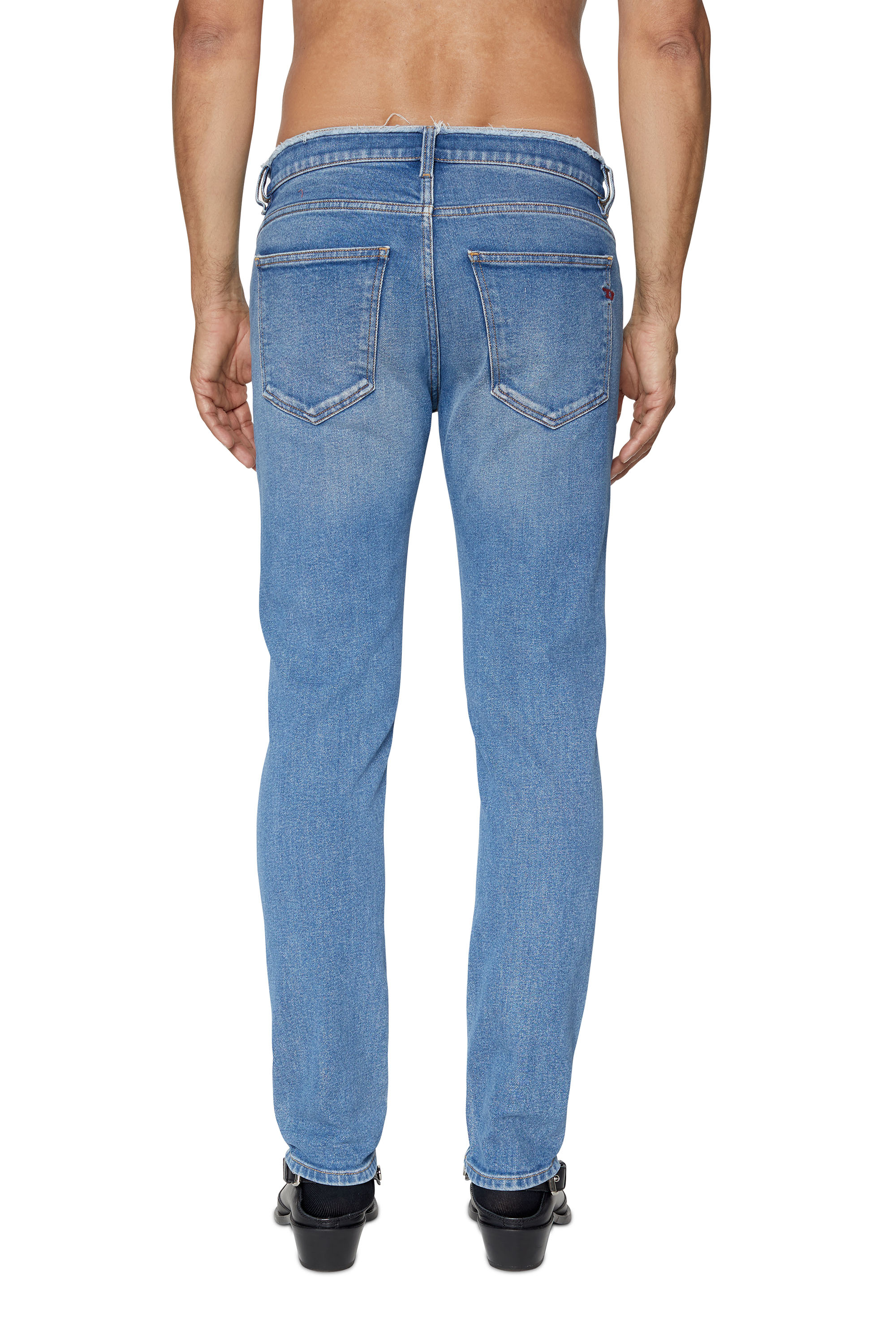 Diesel - 2019 D-Strukt 09E19 Slim Jeans, Medium blue - Image 2