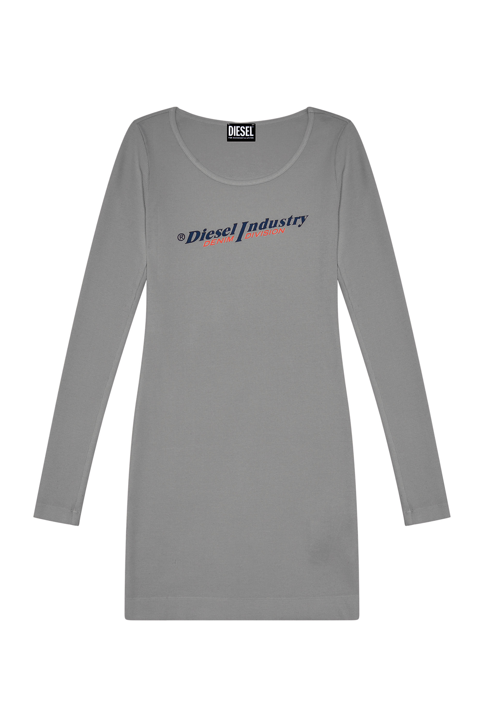 D-TANK-LS-IND, Grey - Dresses