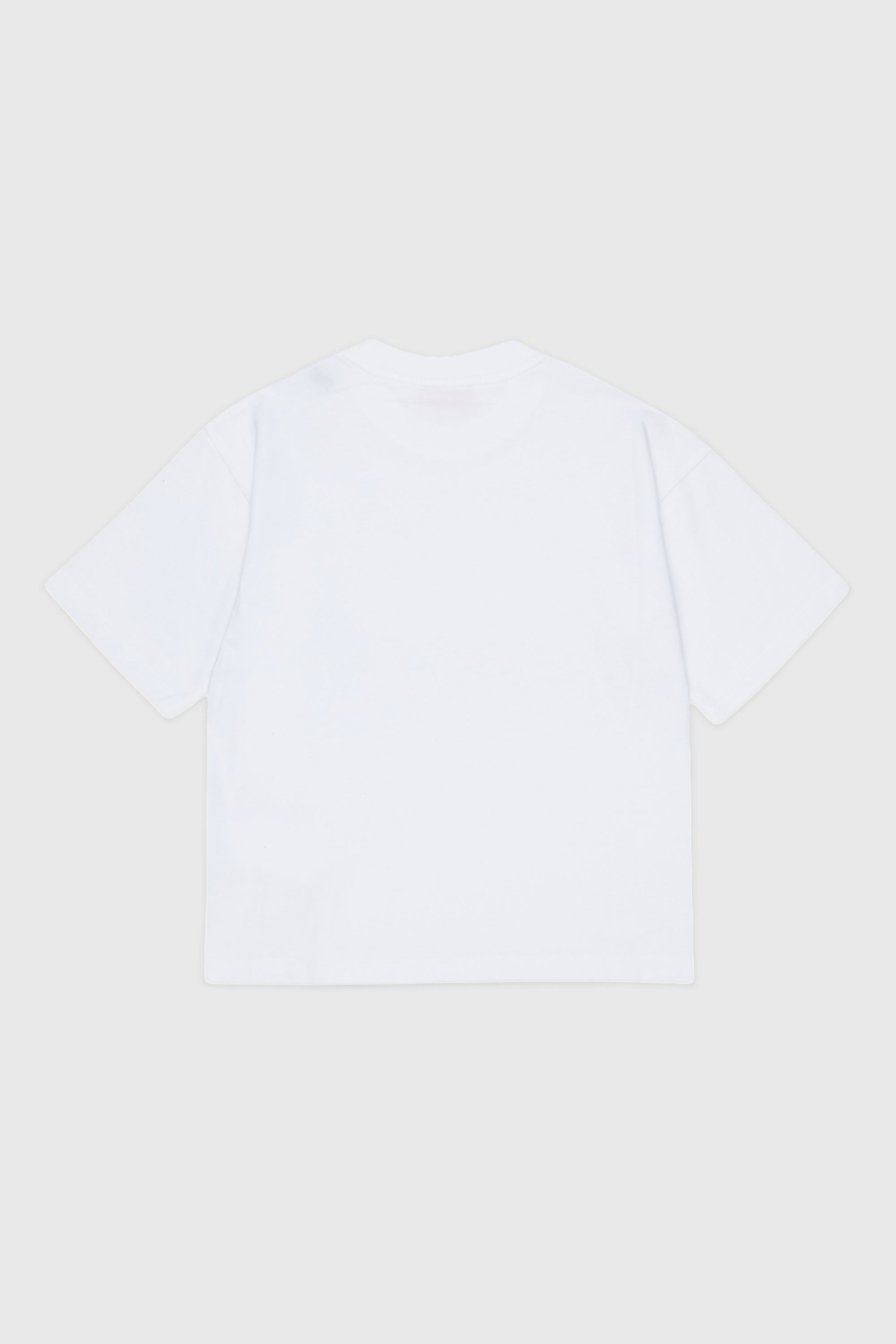 Diesel - TANORMYS2, Woman's Cotton T-shirt with tonal Oval D embroidery in White - 2