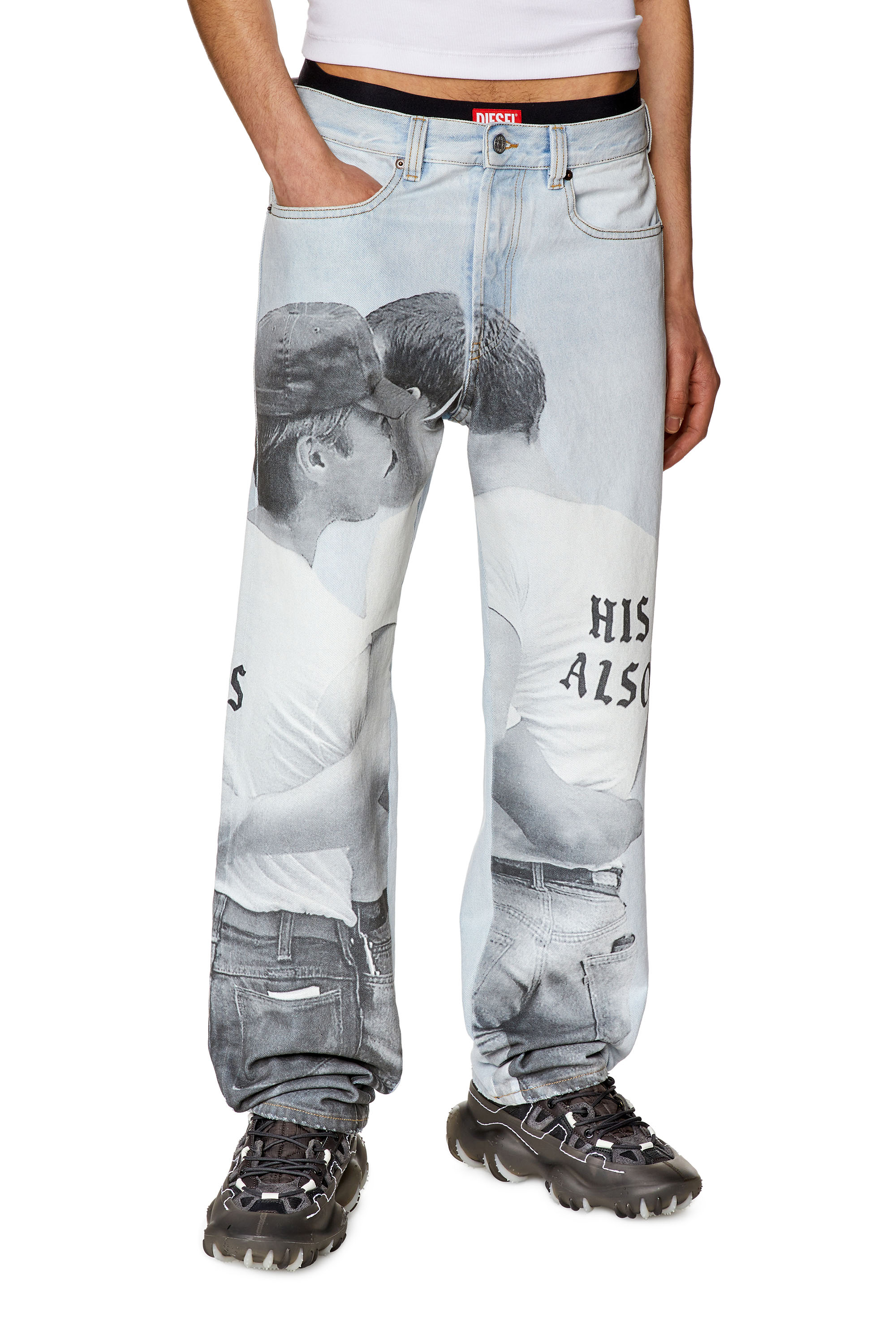 Diesel - Straight Jeans 2010 D-Macs 007U4, Light Blue - Image 1