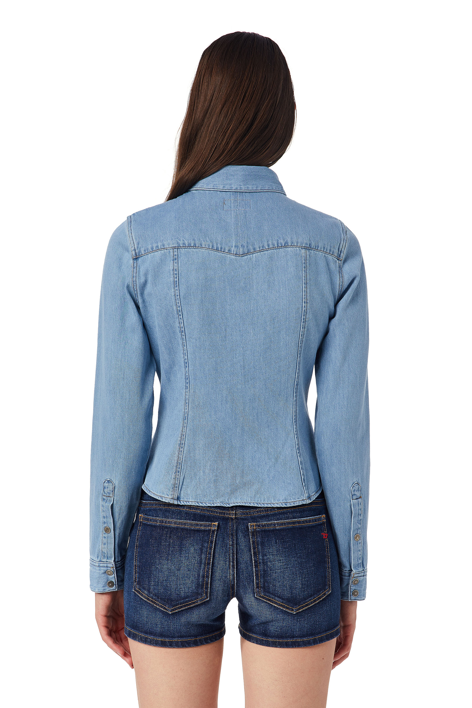 Diesel - DE-RIN WESTERN SHIRT, Medium blue - Image 4