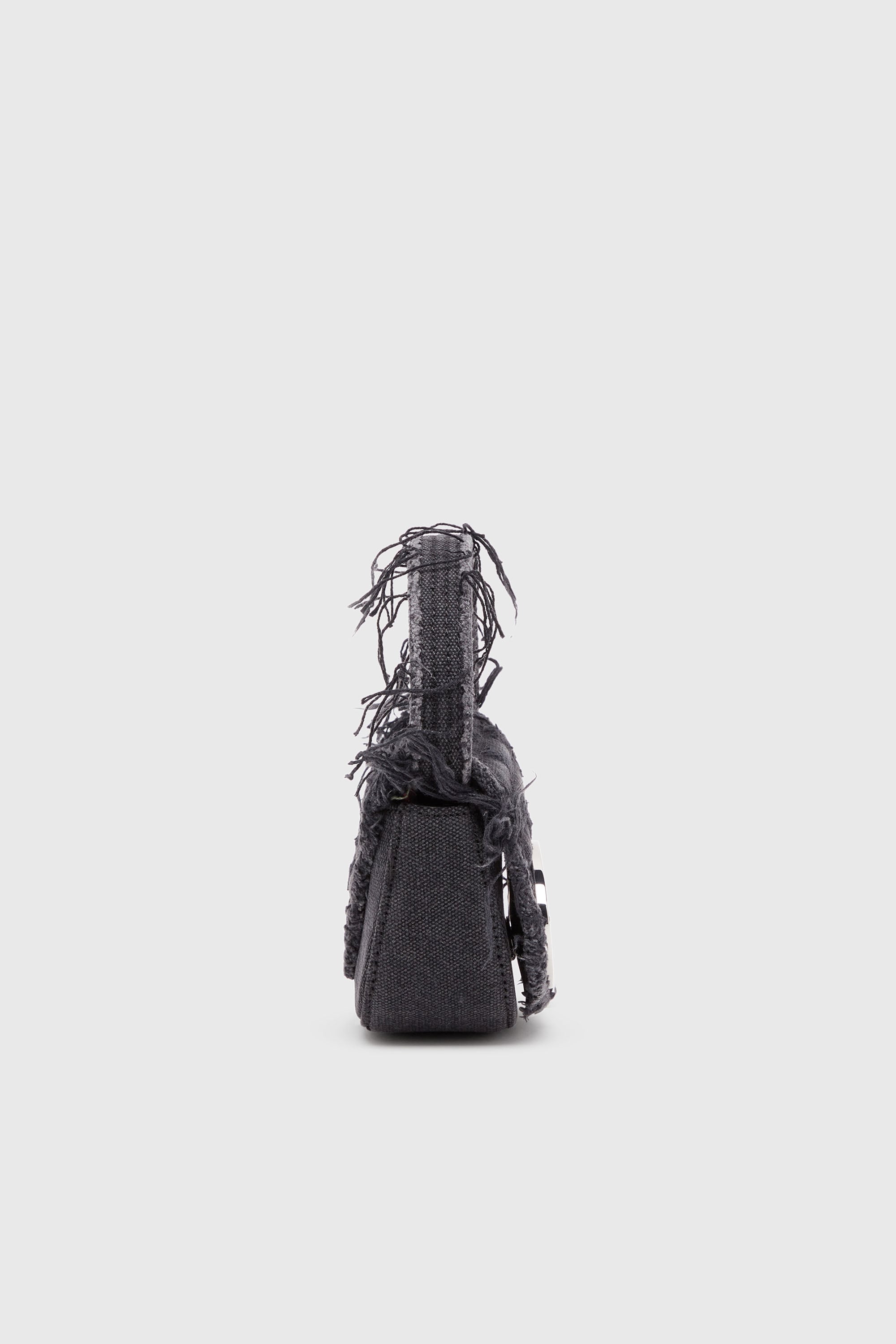 Diesel - 1DR XS, Woman's 1DR XS-Iconic mini bag in canvas and leather in Black - 5