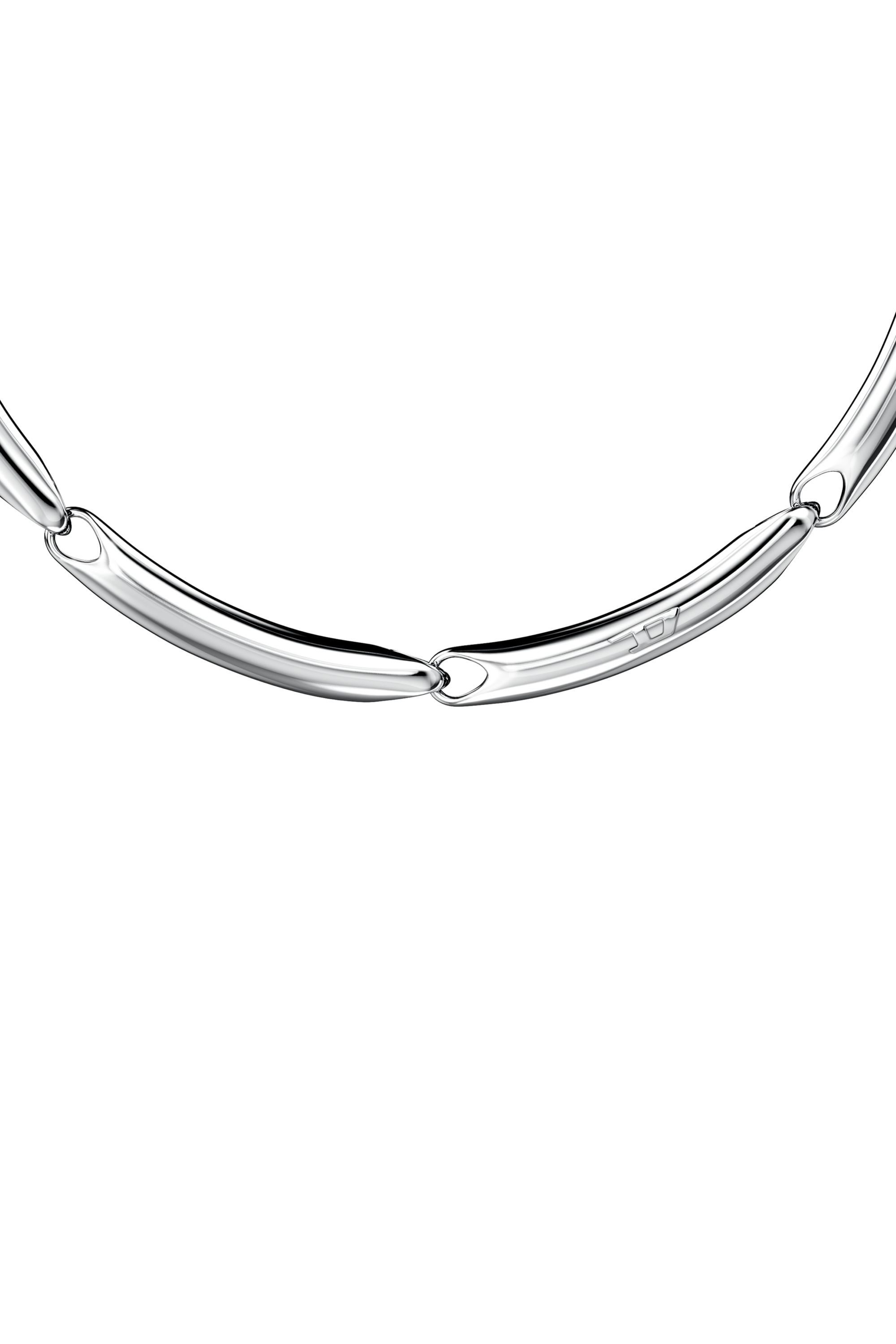 Diesel - DX1697040 JEWELLERY, Unisex's Stainless steel chain necklace in Silver - 3