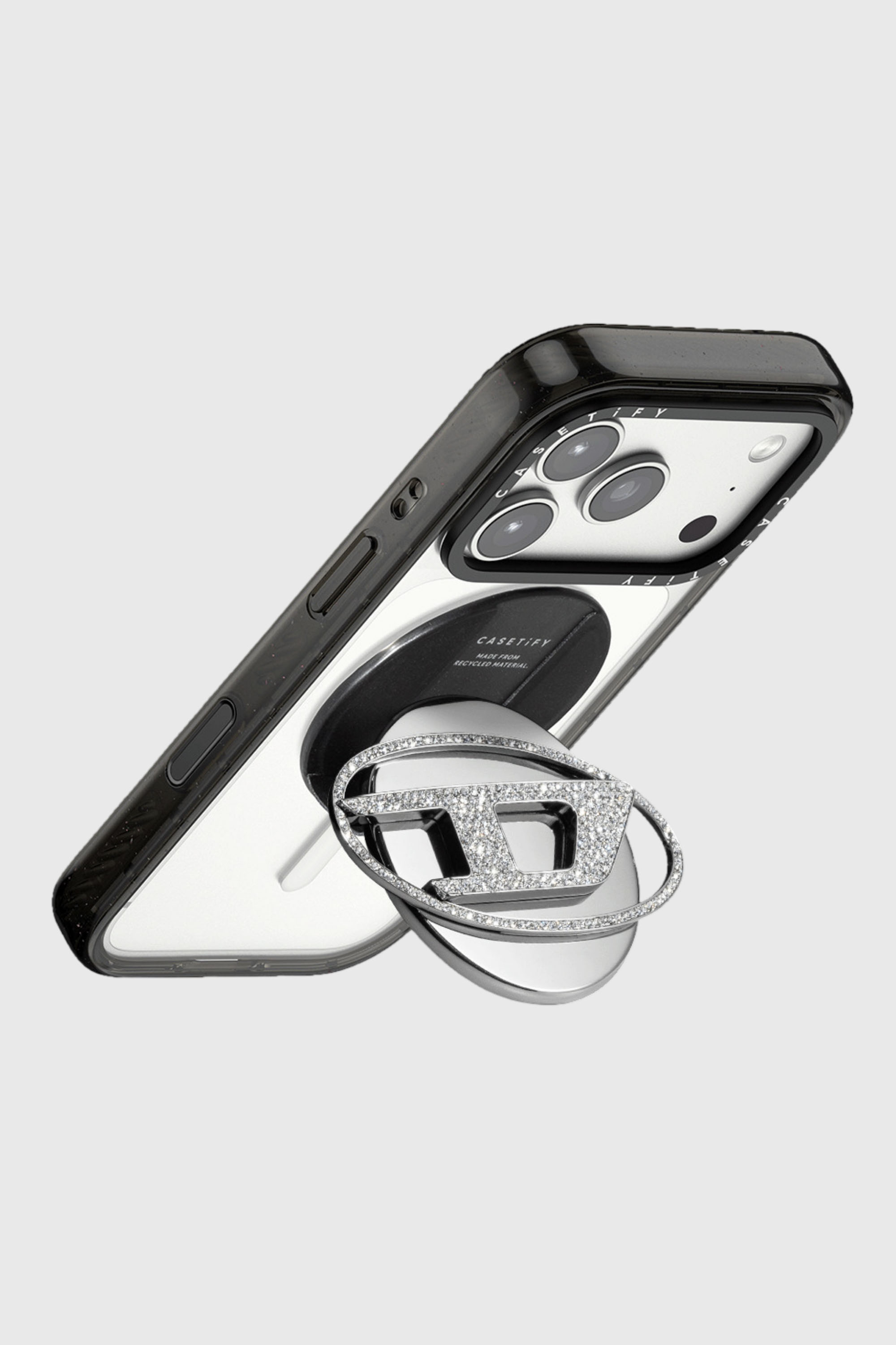 Diesel - 60604 GRIP STAND GRIP STAND, Unisex's Oval D Grip & Stand in Silver - 2