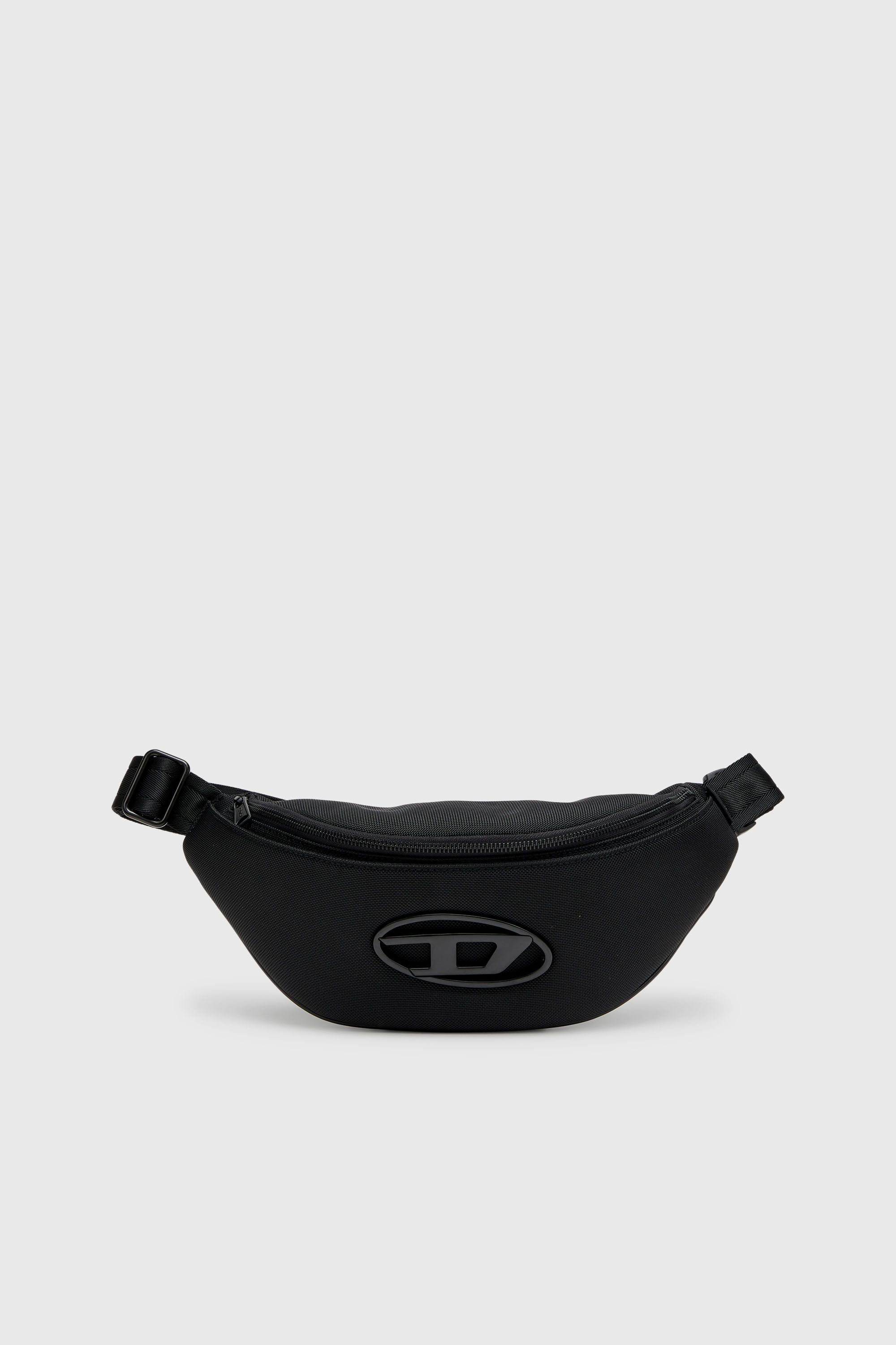Diesel - HOLI-D BELT BAG M, Unisex's Holi-D - Belt bag in nylon with internal pocket in Black - 1