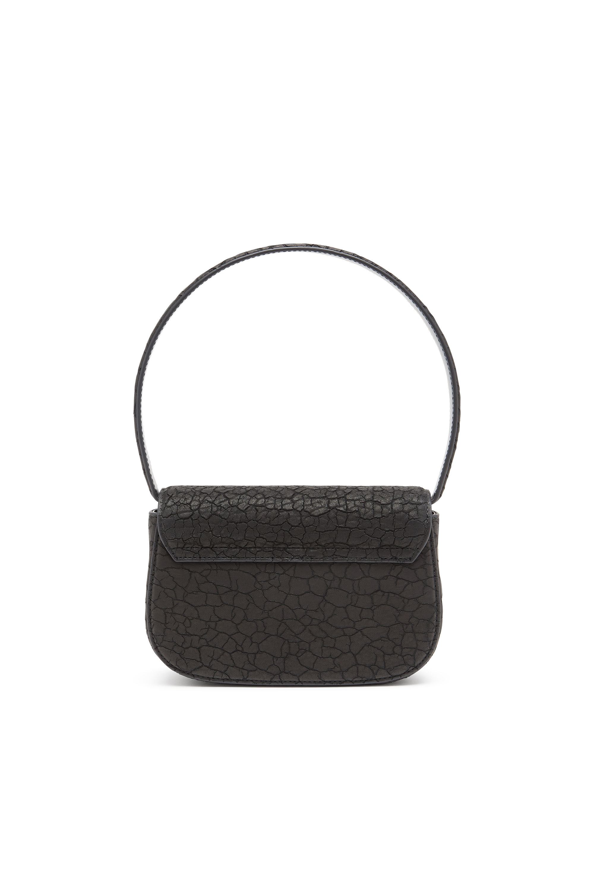 Diesel - 1DR, Woman's 1DR-Iconic shoulder bag in arid leather in Black - 3