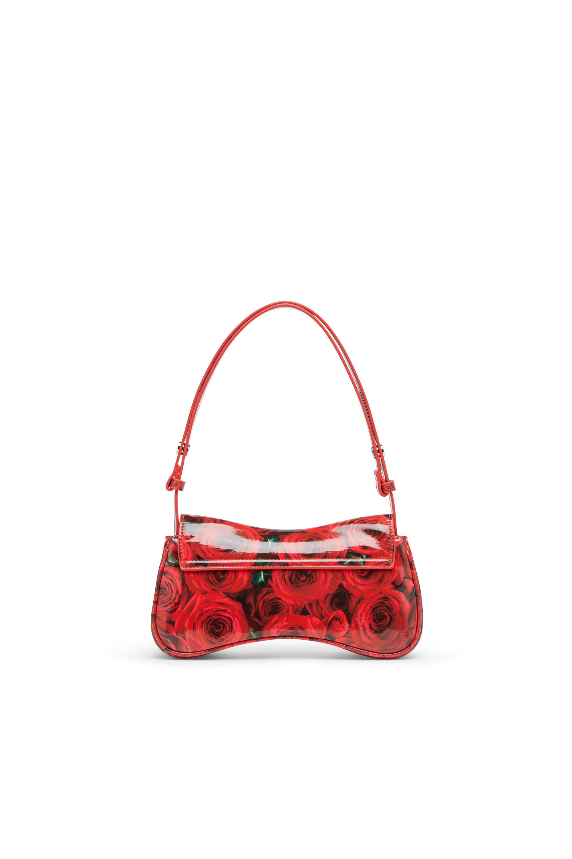 Diesel - PLAY CLUTCH, Woman's Play-Glossy clutch with print in Red - 3