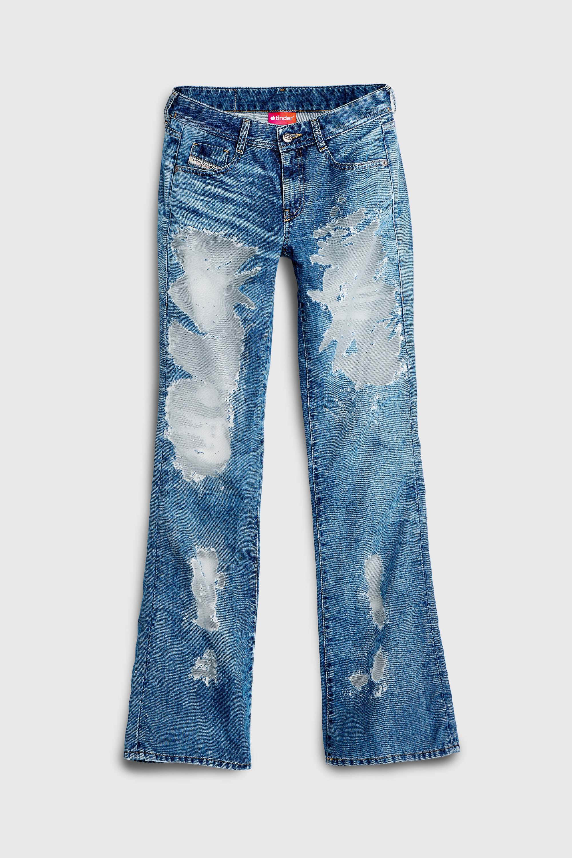 Diesel - Woman's Bootcut Jeans 1969 D-Ebbey 068ZH, Medium blue - 3