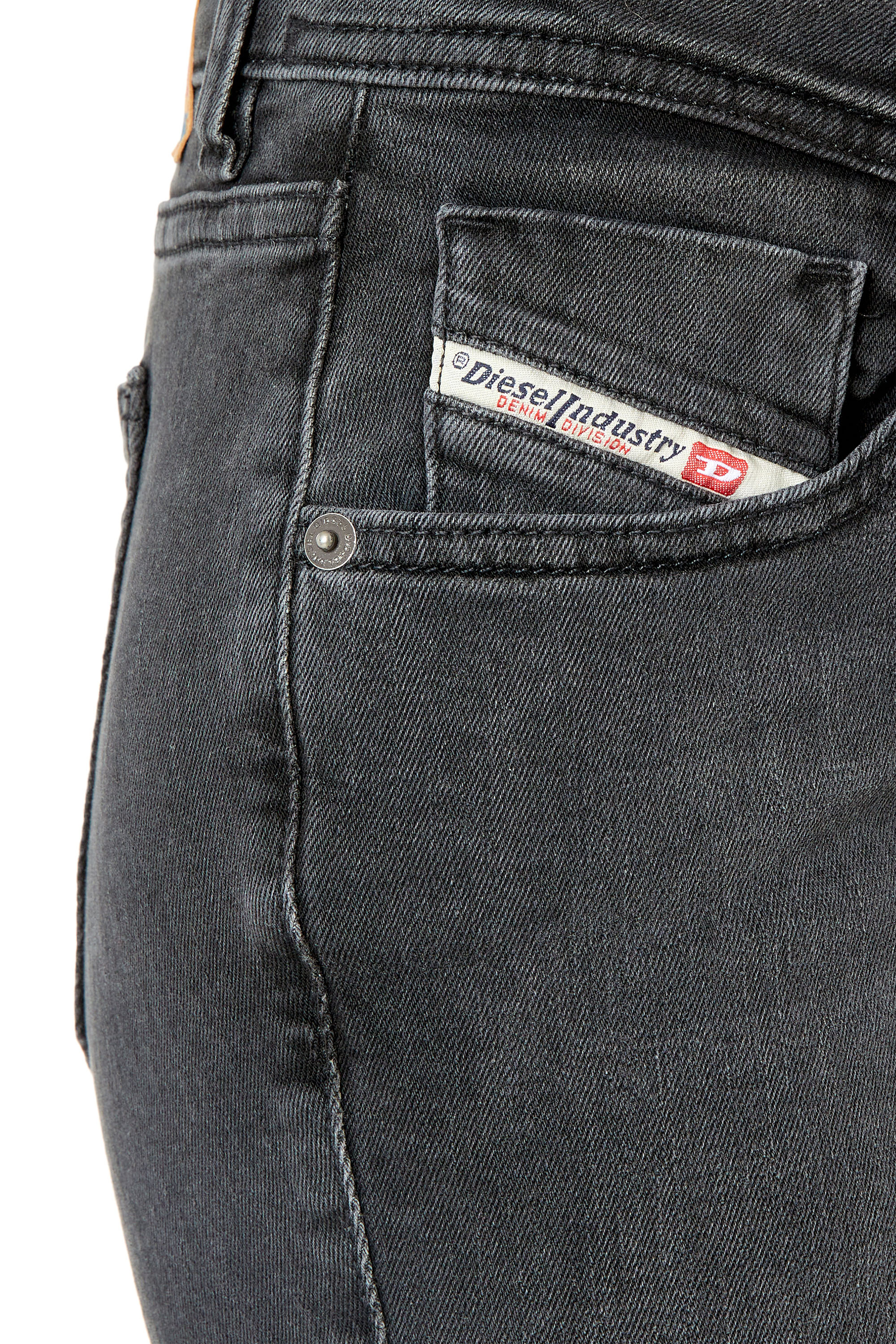 Diesel - 1969 D-Ebbey 0IHAV Bootcut and Flare Jeans, Black/Dark grey - Image 3