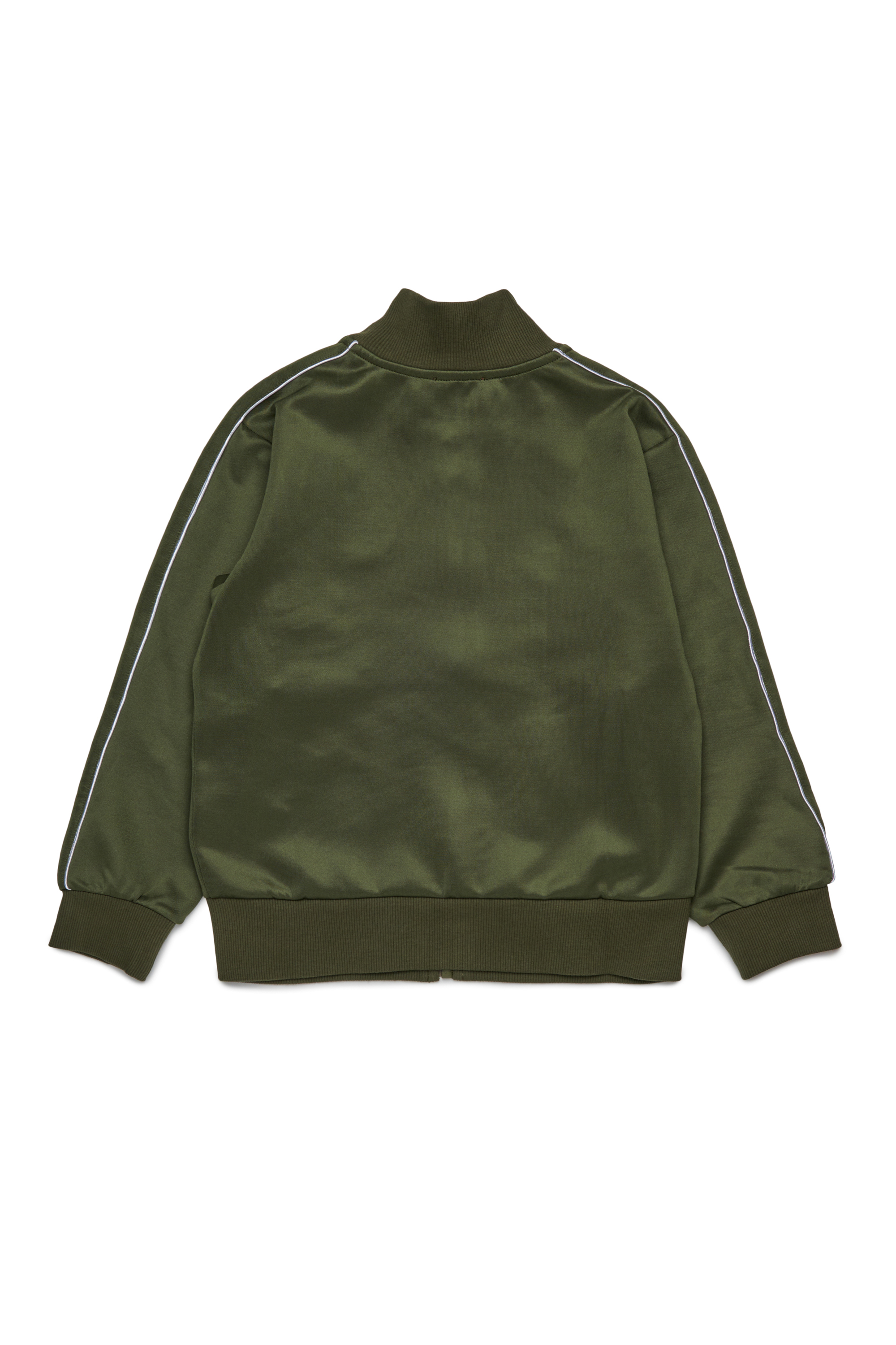 Diesel - SLOCKD, Man's Zip-up sweatshirt in Green - 2