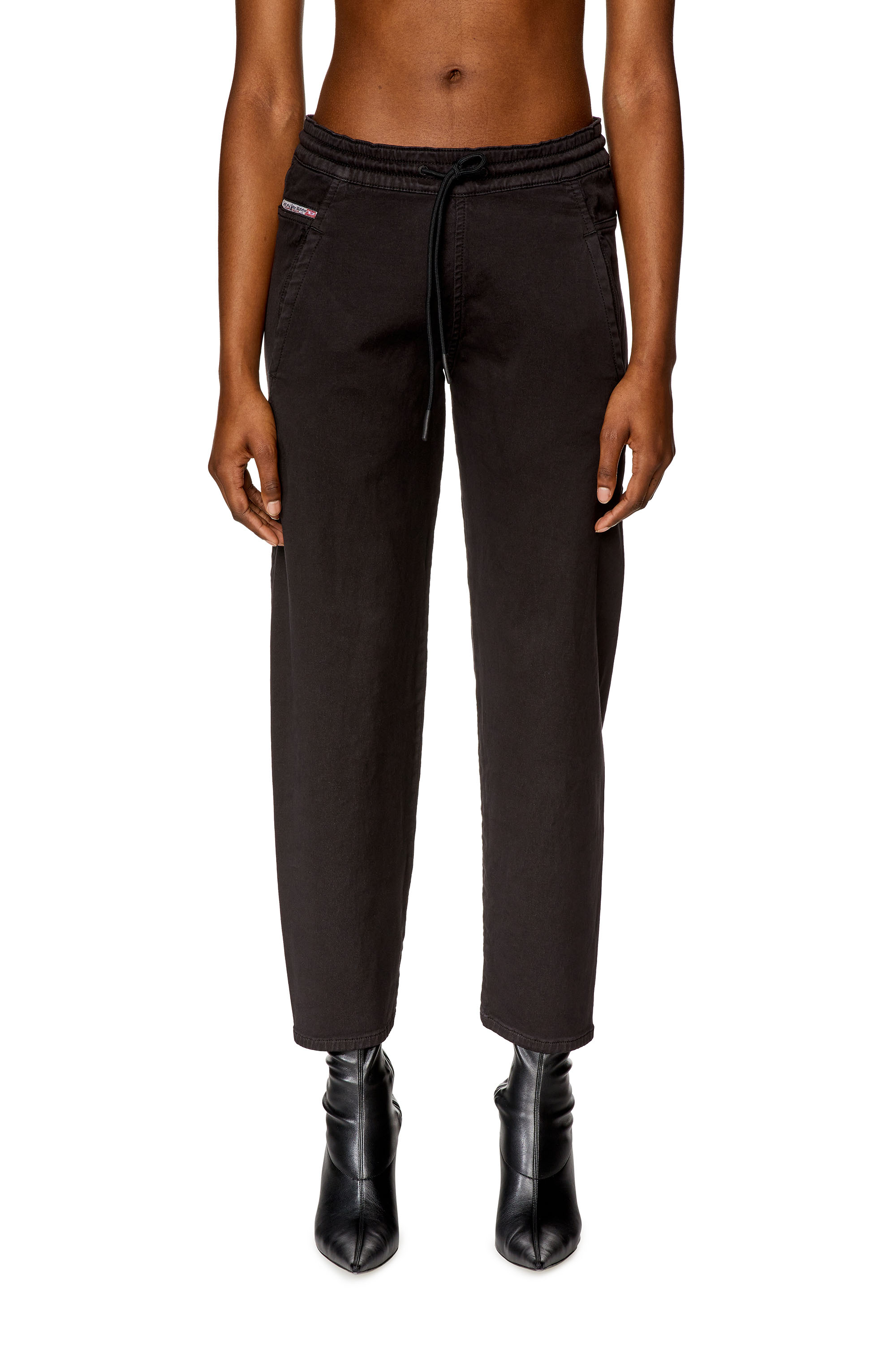 Diesel - Boyfriend 2031 D-Krailey Joggjeans&reg; 068DY, Woman's Boyfriend 2031 D-Krailey Joggjeans&reg; in Black - 3