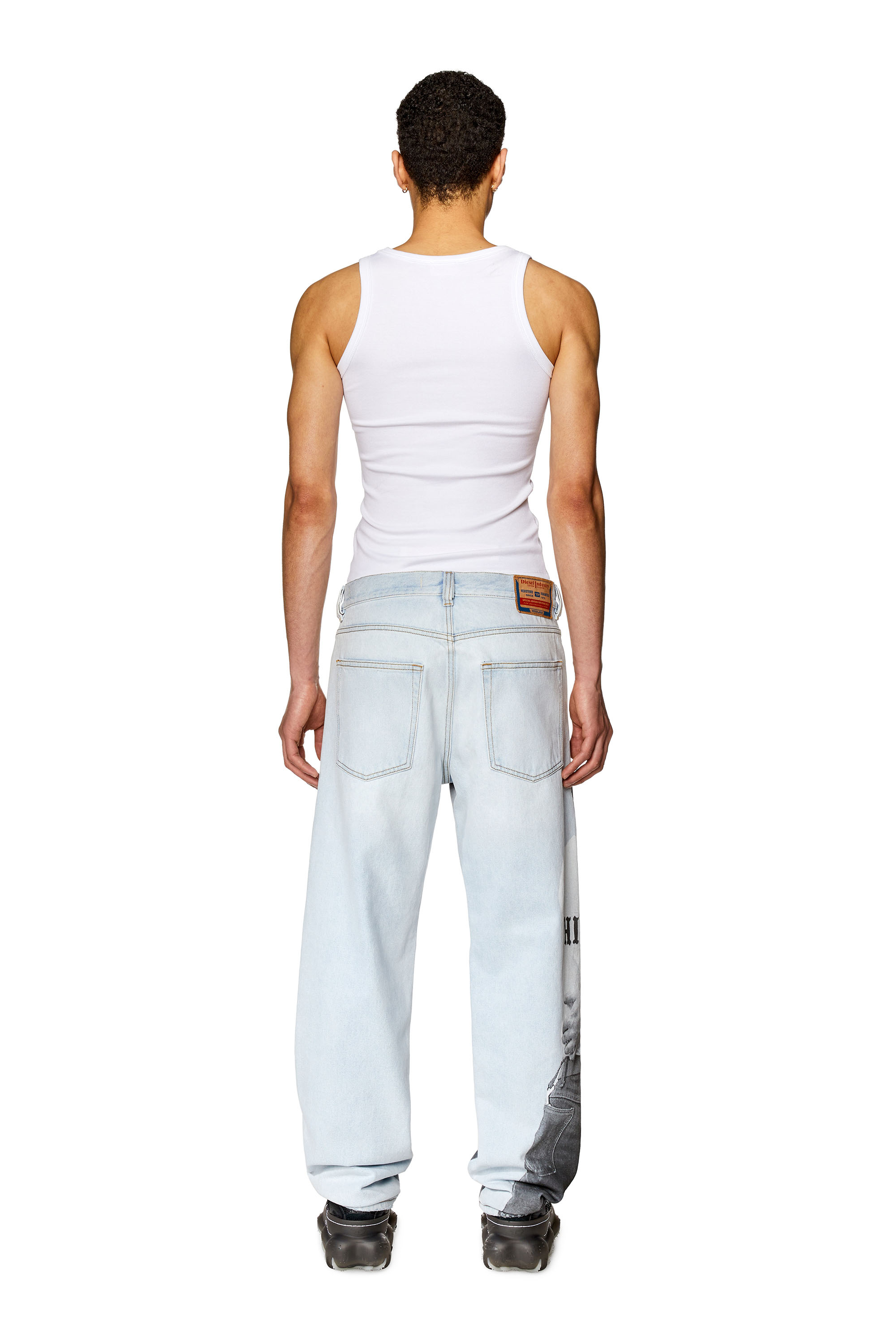 Diesel - Straight Jeans 2010 D-Macs 007U4, Light Blue - Image 2