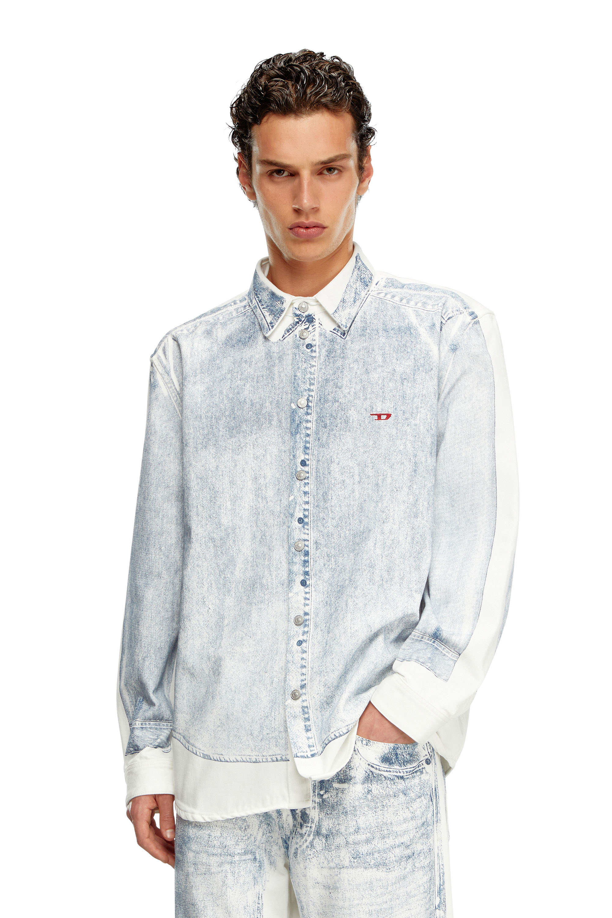Diesel - D-SIMPLY-OVER-S, Blue/White - Image 1
