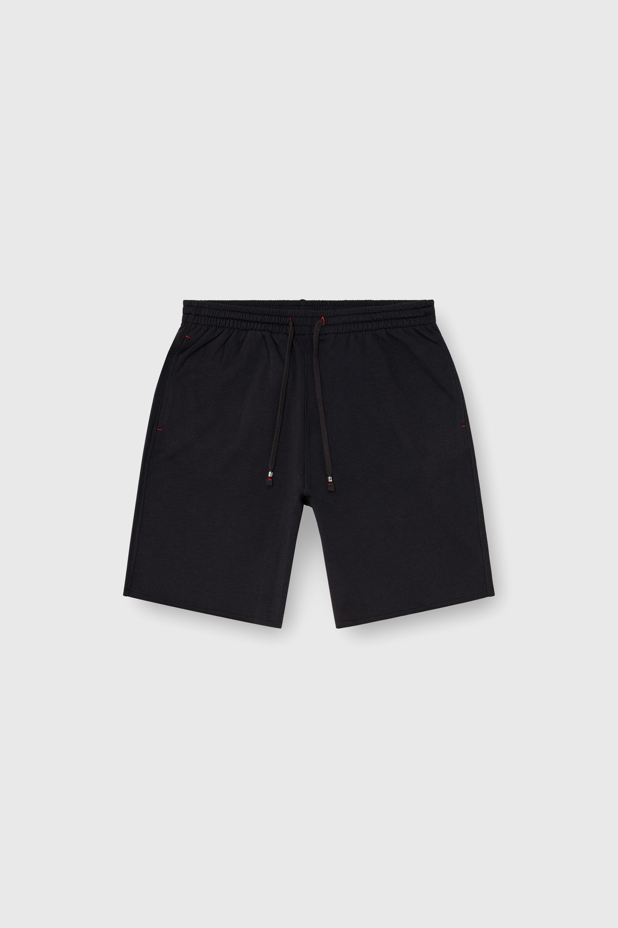 Diesel - CLARA-D-CORE, Woman's Peached sweat shorts with raw hems in Black - 2