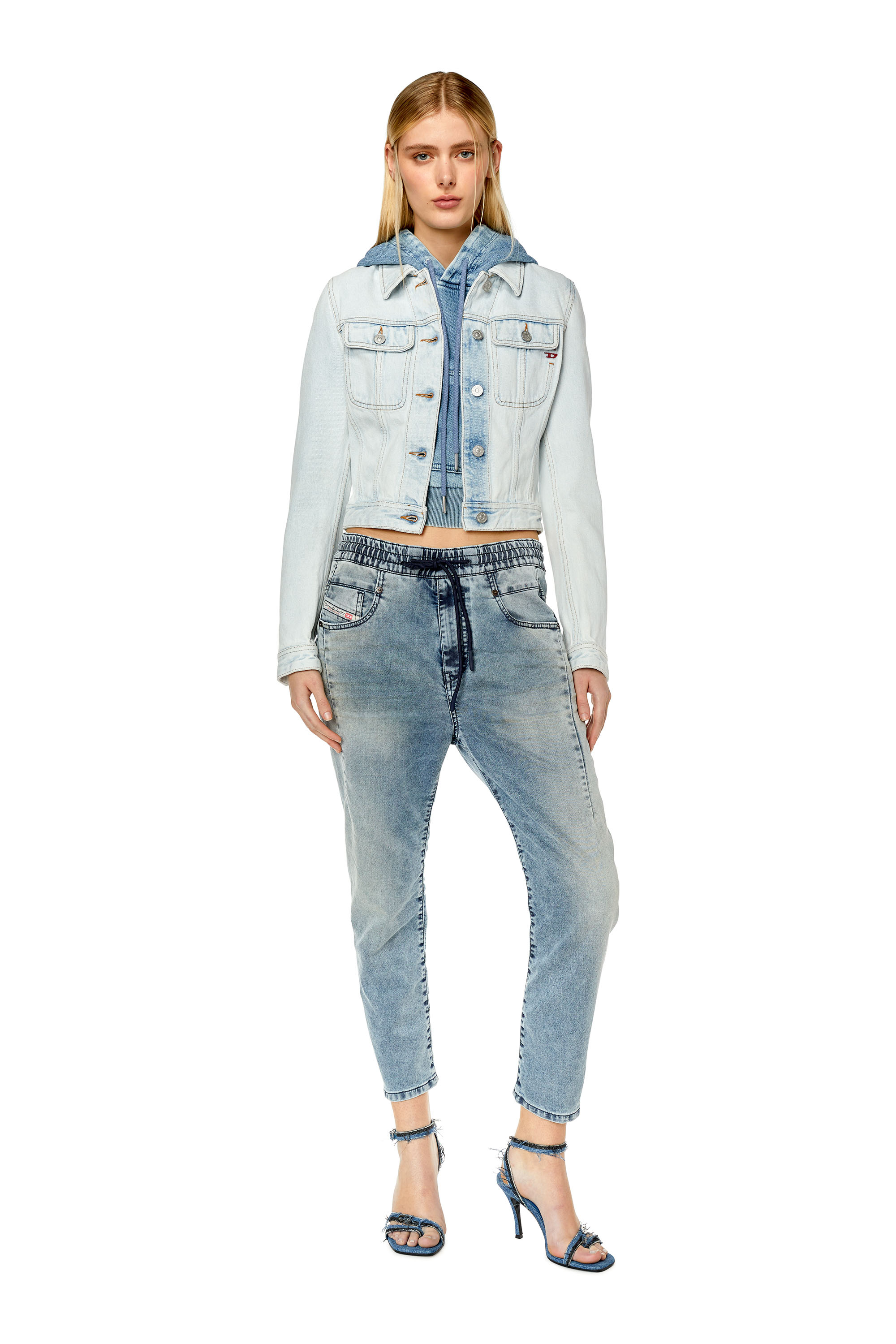 Diesel - Boyfriend Fayza JoggJeans® 068DU, Light Blue - Image 4