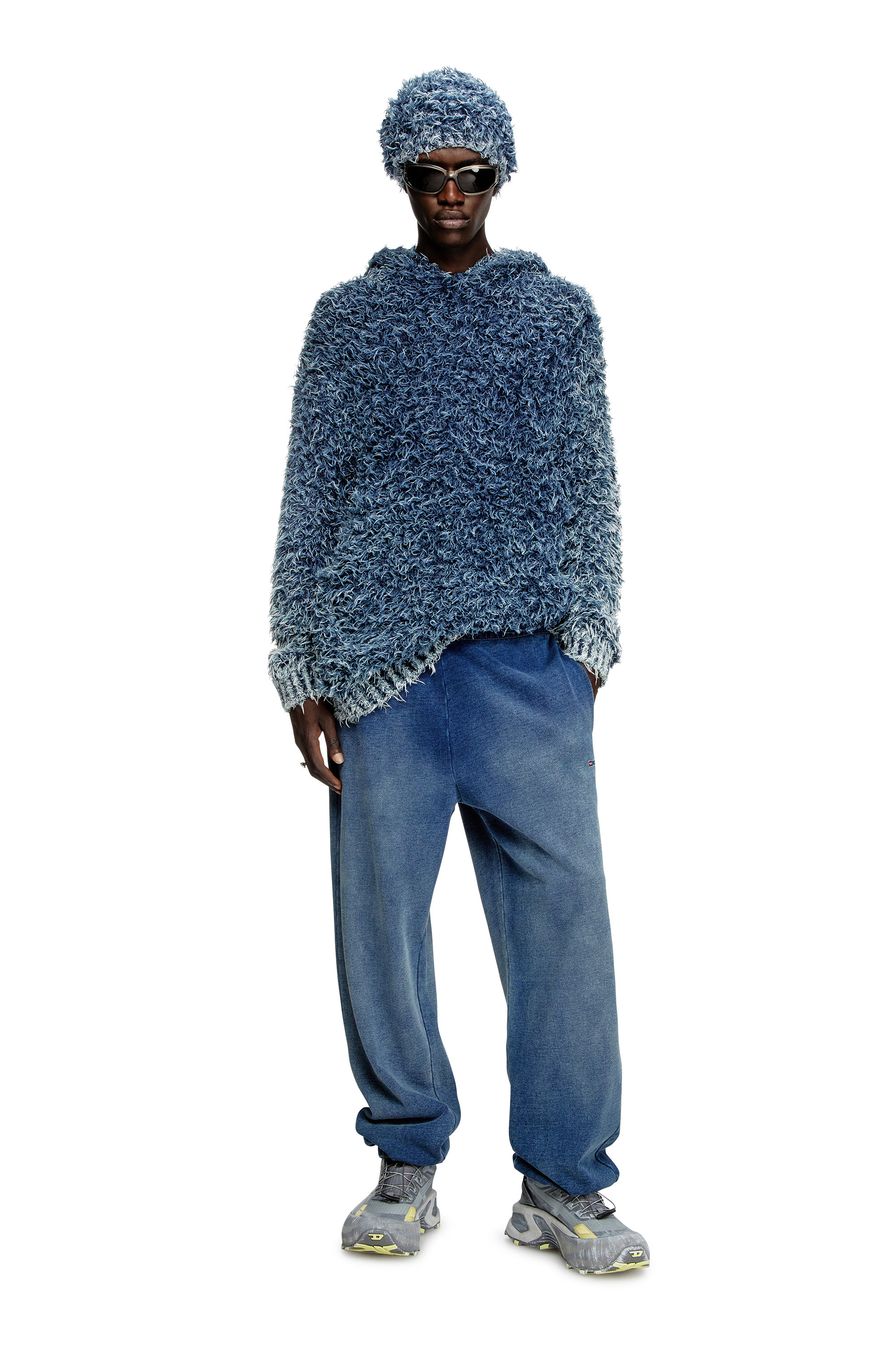 Diesel - P-MARFY, Man's Sweatpants in Medium blue - 1