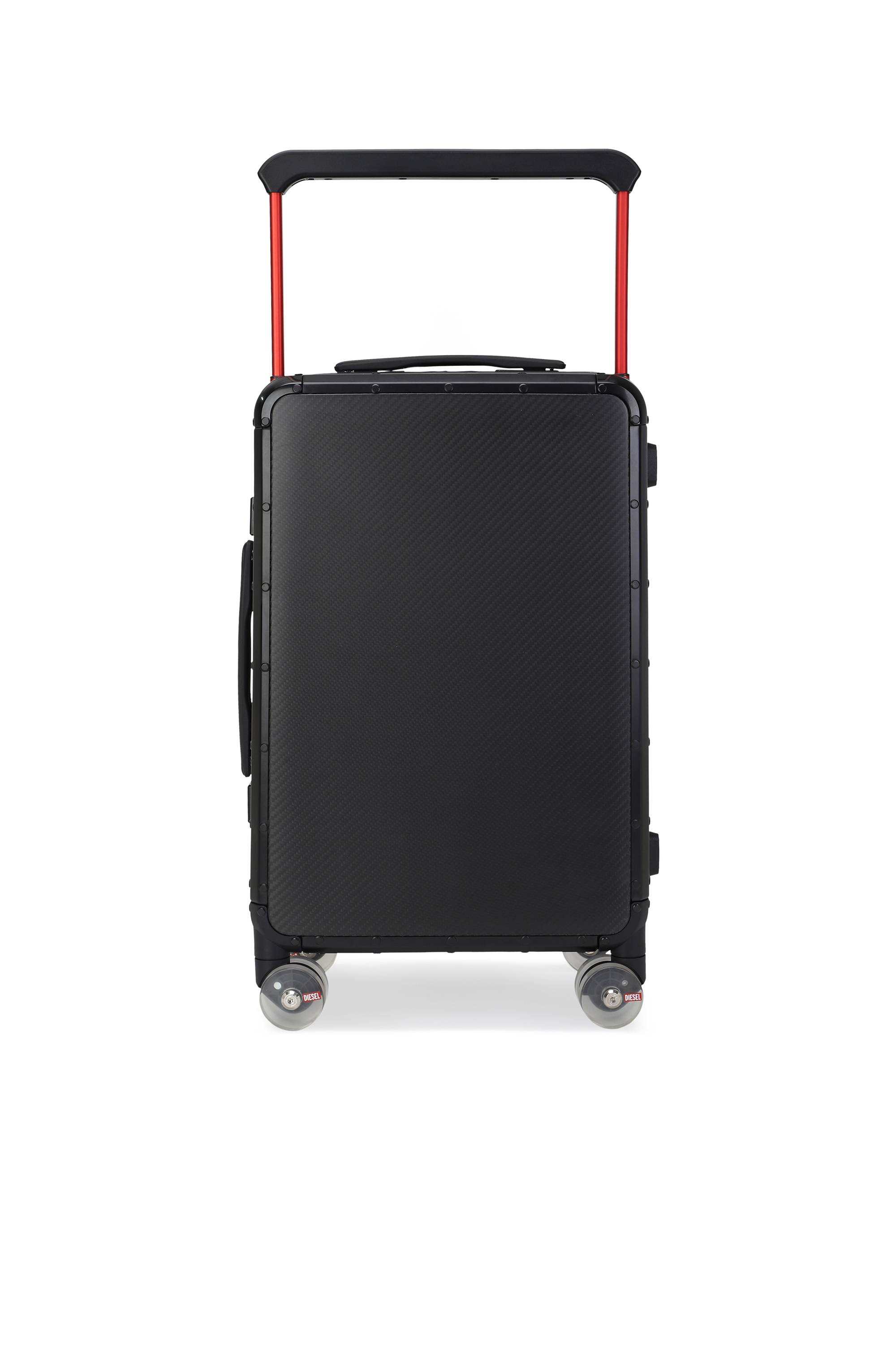 Diesel - DSL CARBON FIBER TROLLEY-BLACK- DSL001, Unisex's Carbon fiber suitcase size S in Black - 2