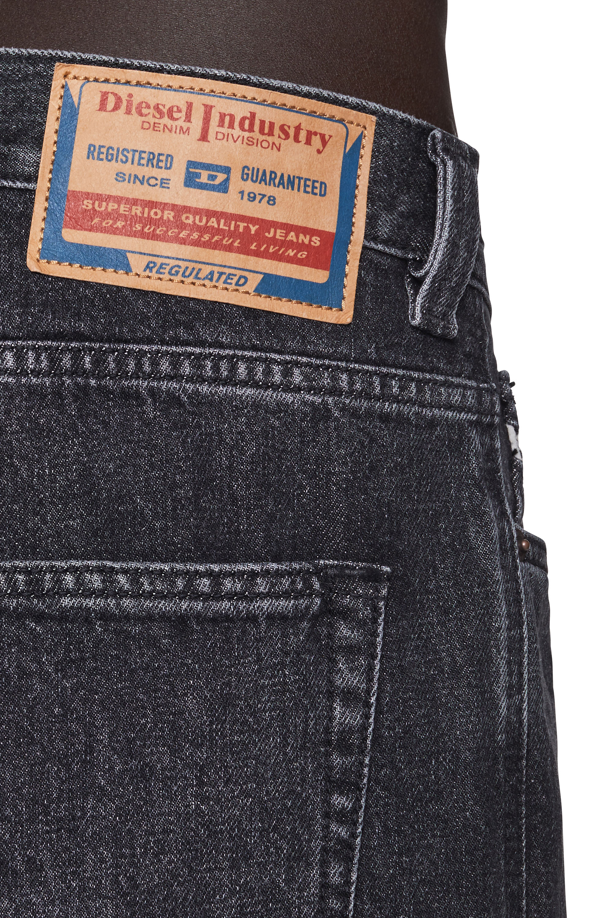 Diesel - 2010 D-Macs 007C5 Straight Jeans, Black/Dark grey - Image 5