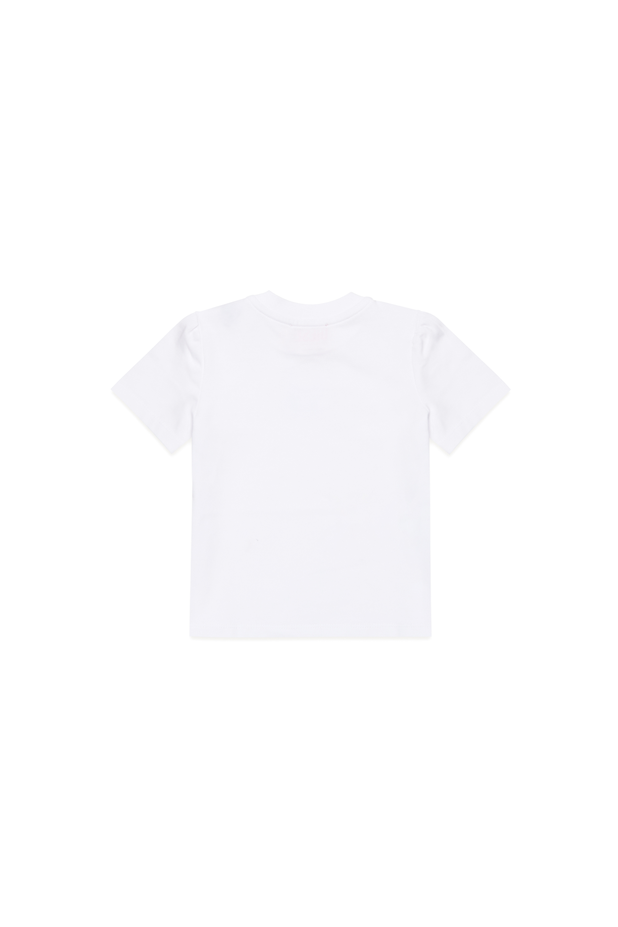 Diesel - TCIRTAB, Woman T-shirt with crystal Oval D logo in White - Image 2