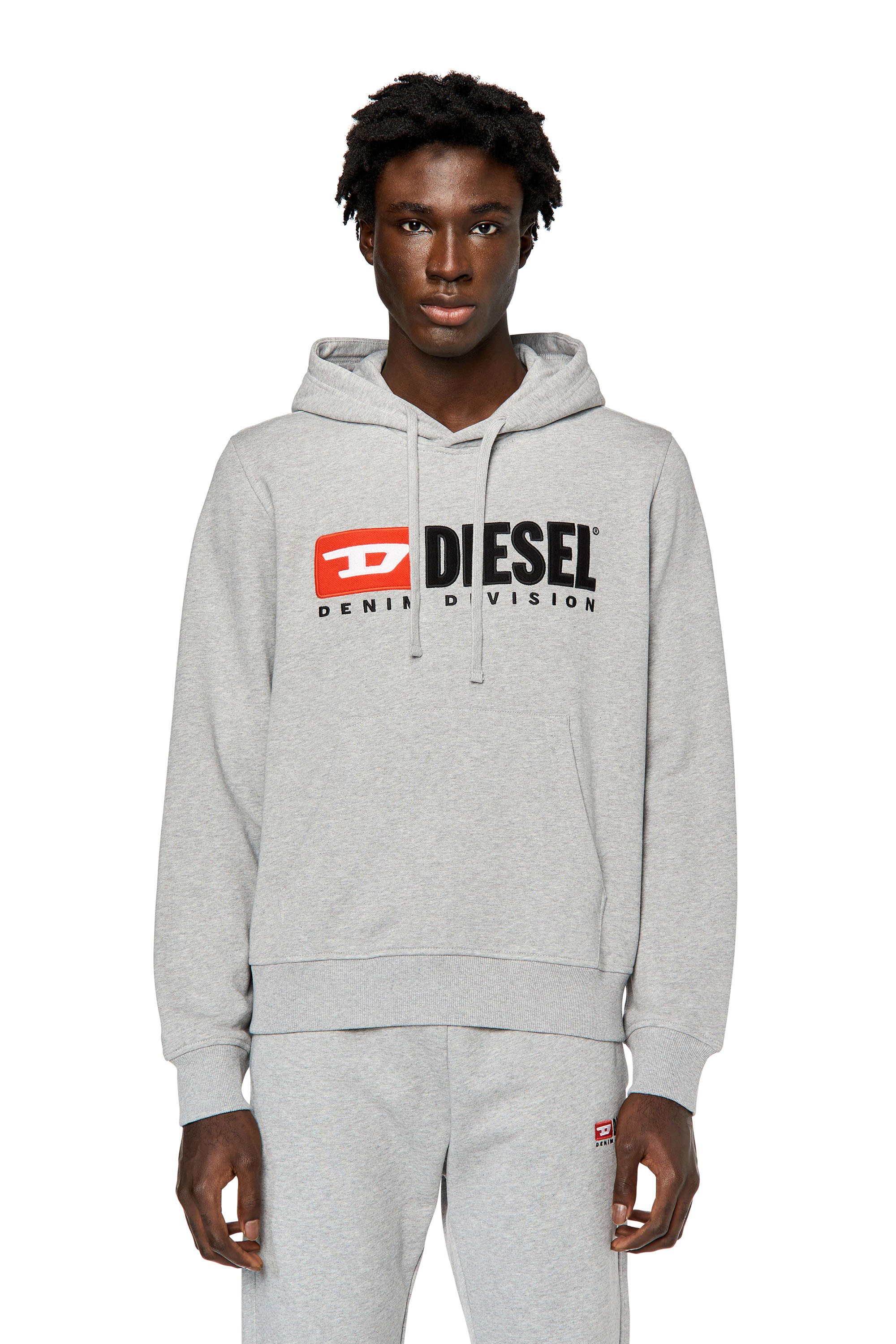Diesel - S-GINN-HOOD-DIV, Grey - Image 1