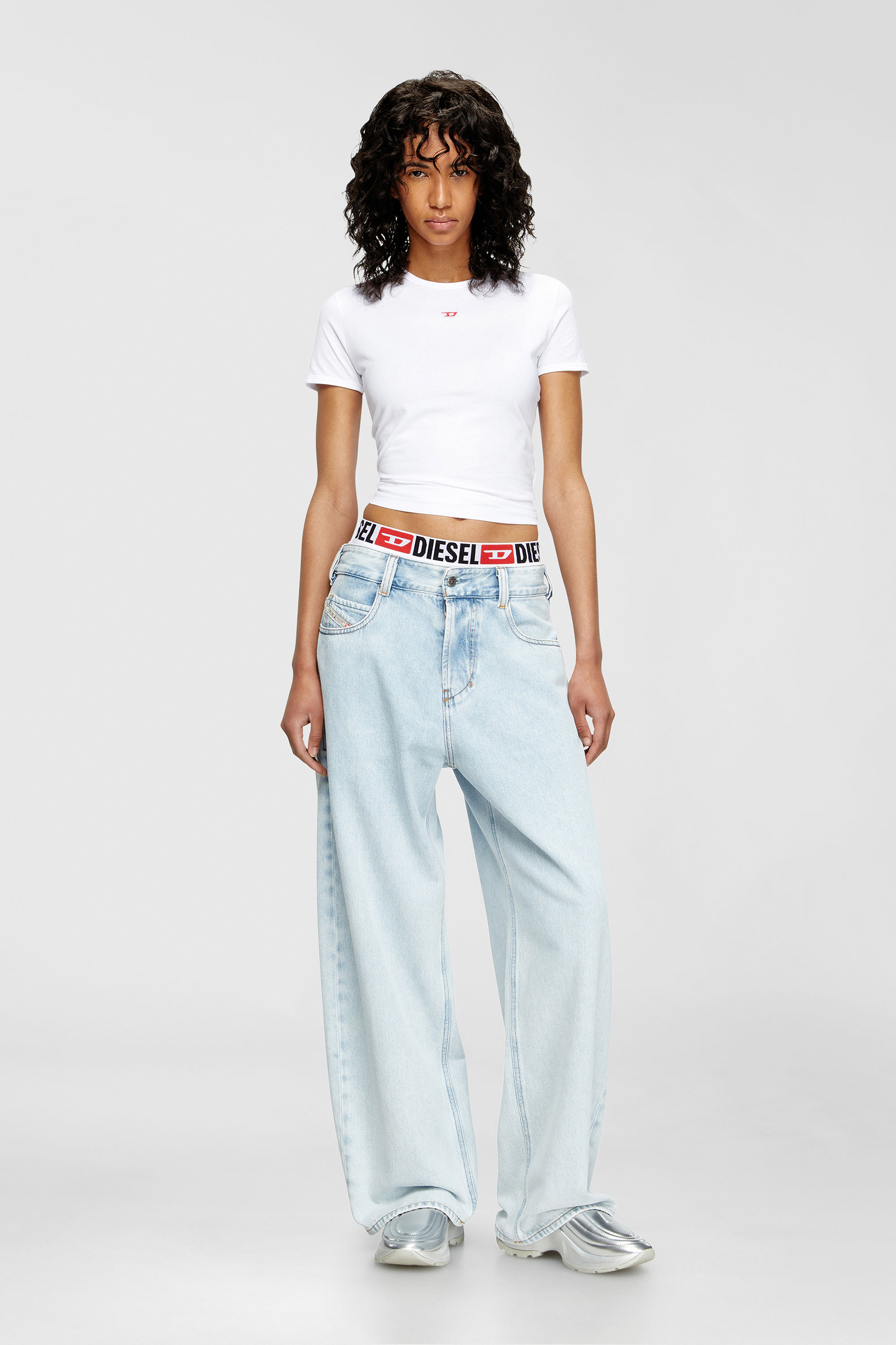 Diesel - Unisex's Relaxed Jeans 1997 D-Enim-M 09M74, Light Blue - 1