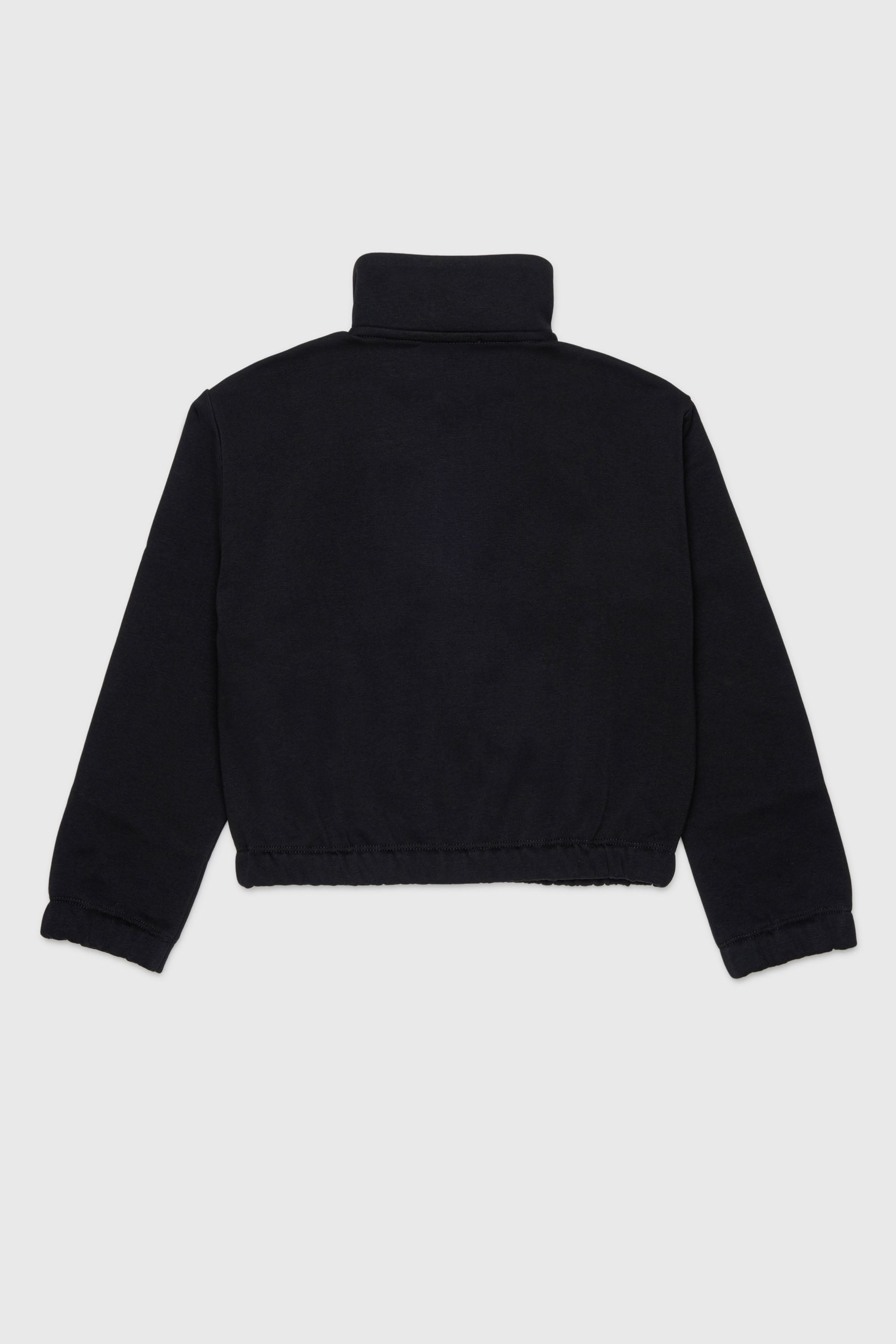 Diesel - SALILA, Woman's Zip-up sweatshirt with Oval D logo in Black - 2