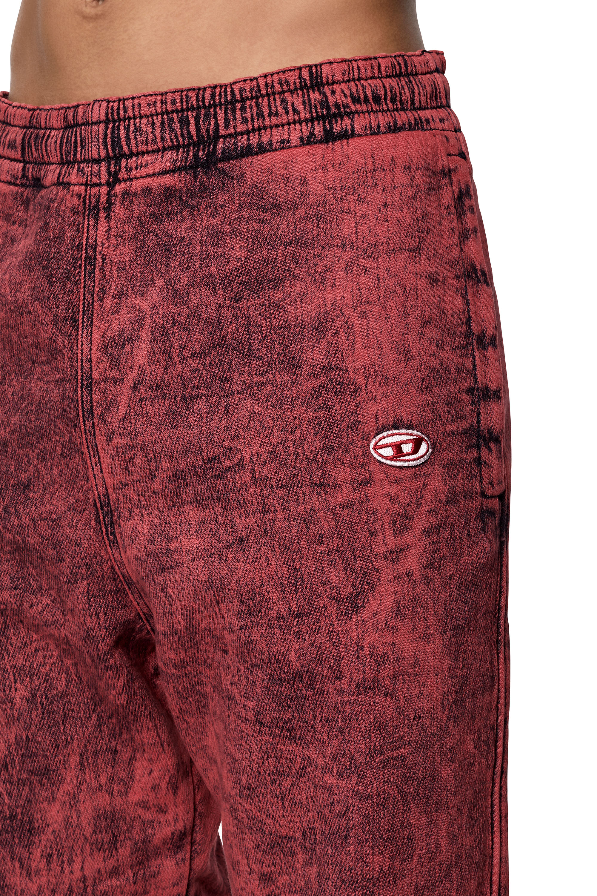 Diesel - D-Lab Track Denim 09D16 Tapered, Red - Image 3