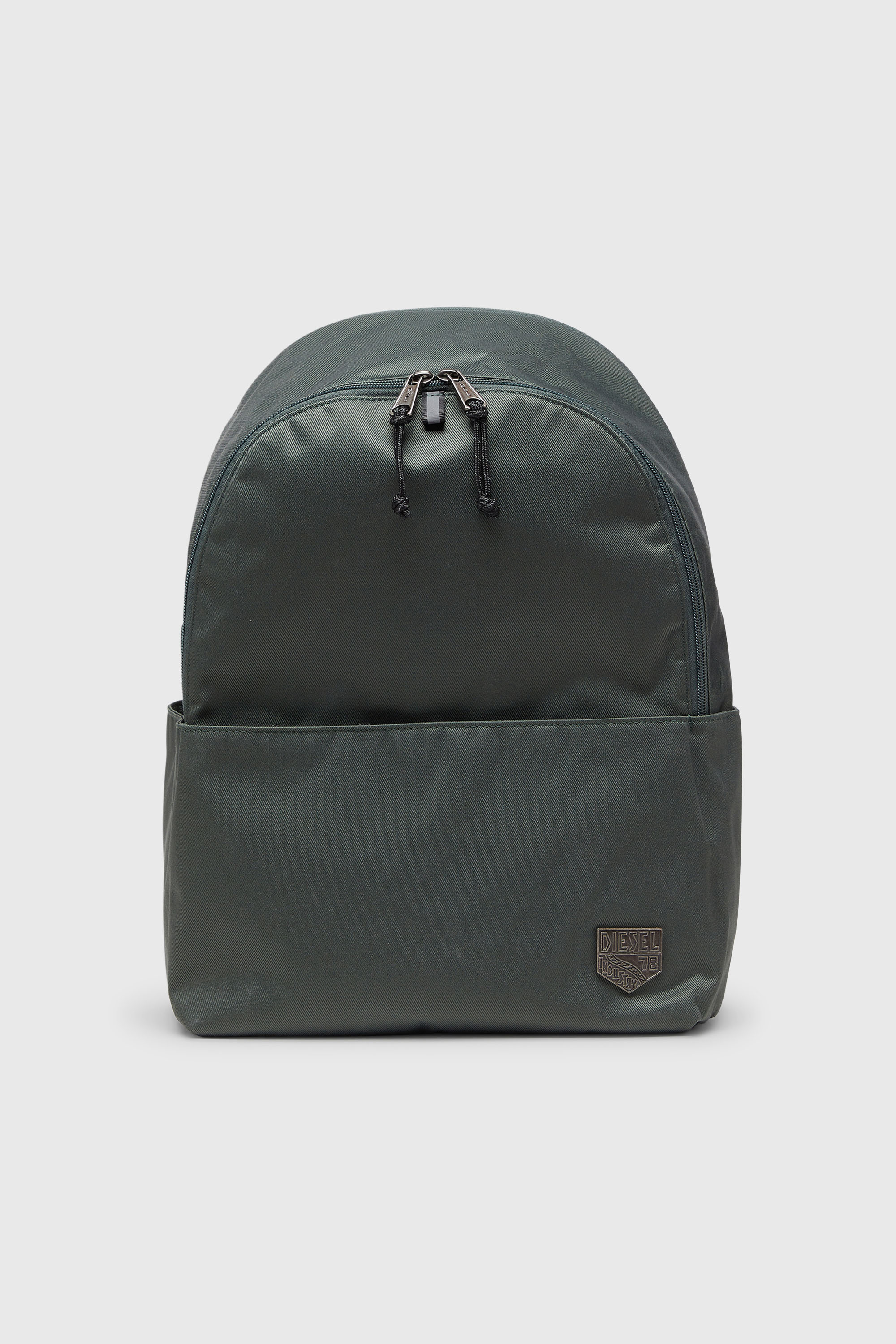 Diesel - D-PACK BACKPACK X, Unisex's D-Pack - Backpack in nylon with emblem logo in Dark Green - 1
