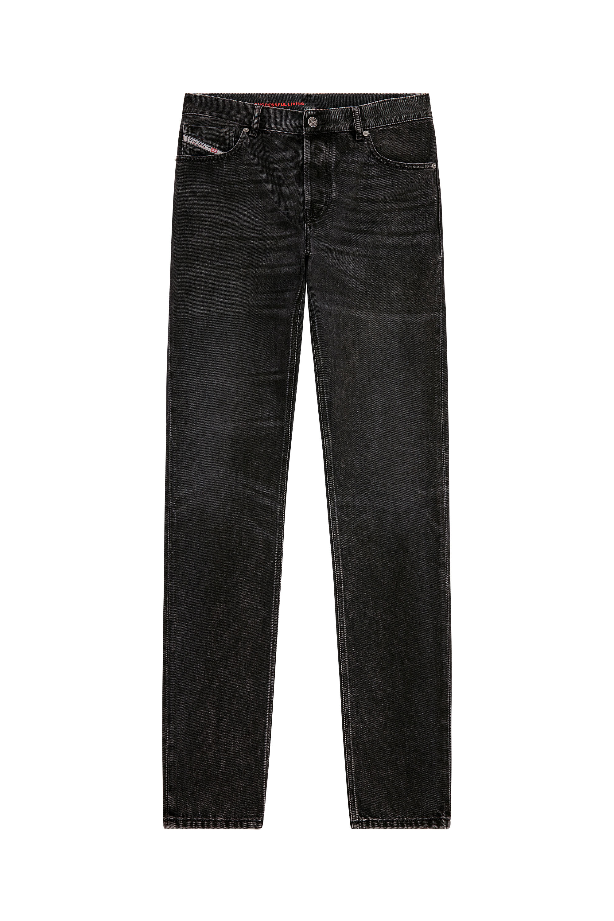 Diesel - 1995 D-Sark 09B88 Straight Jeans, Black/Dark grey - Image 5