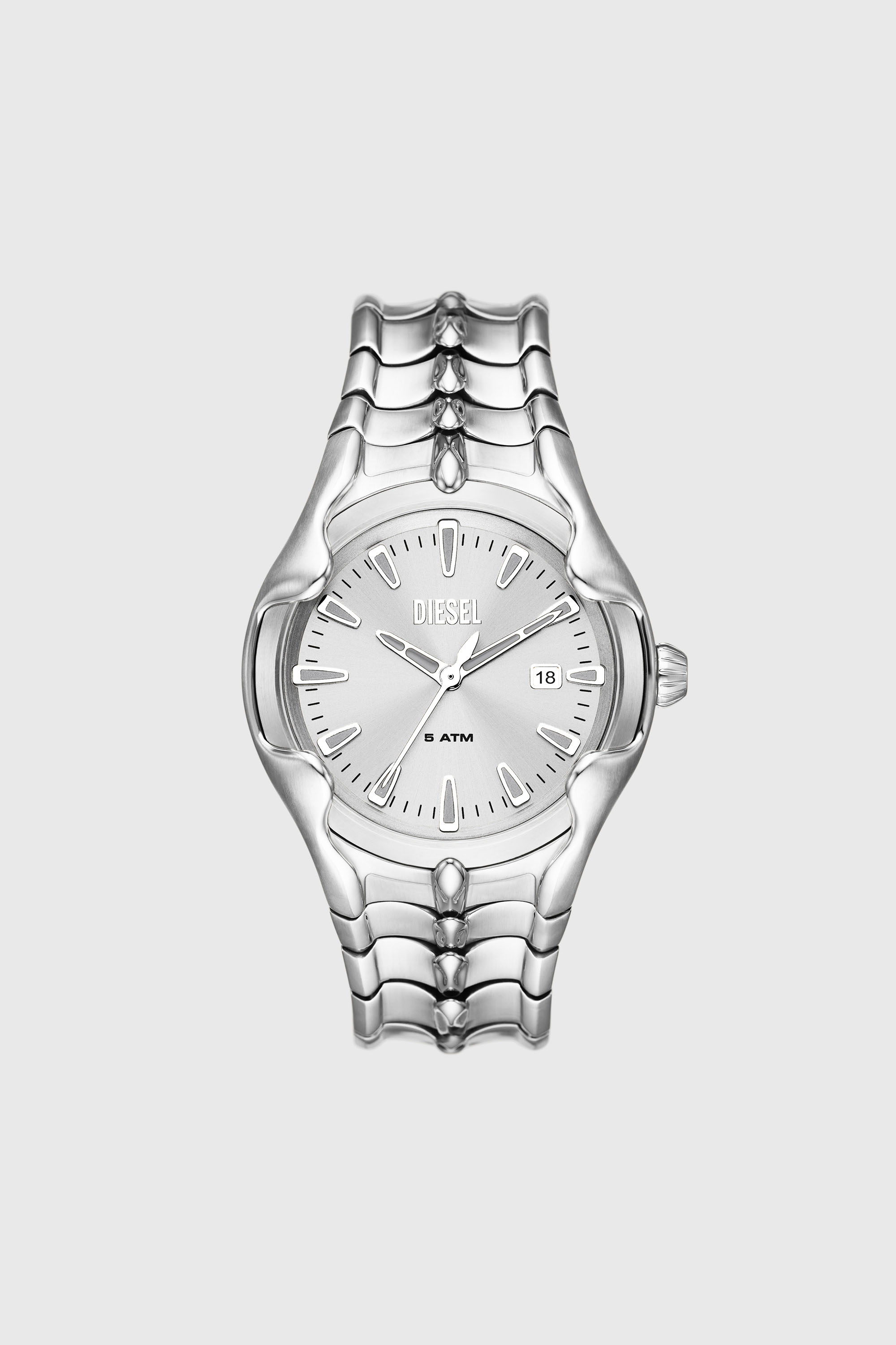 Vert Three-Hand Date Stainless Steel Watch