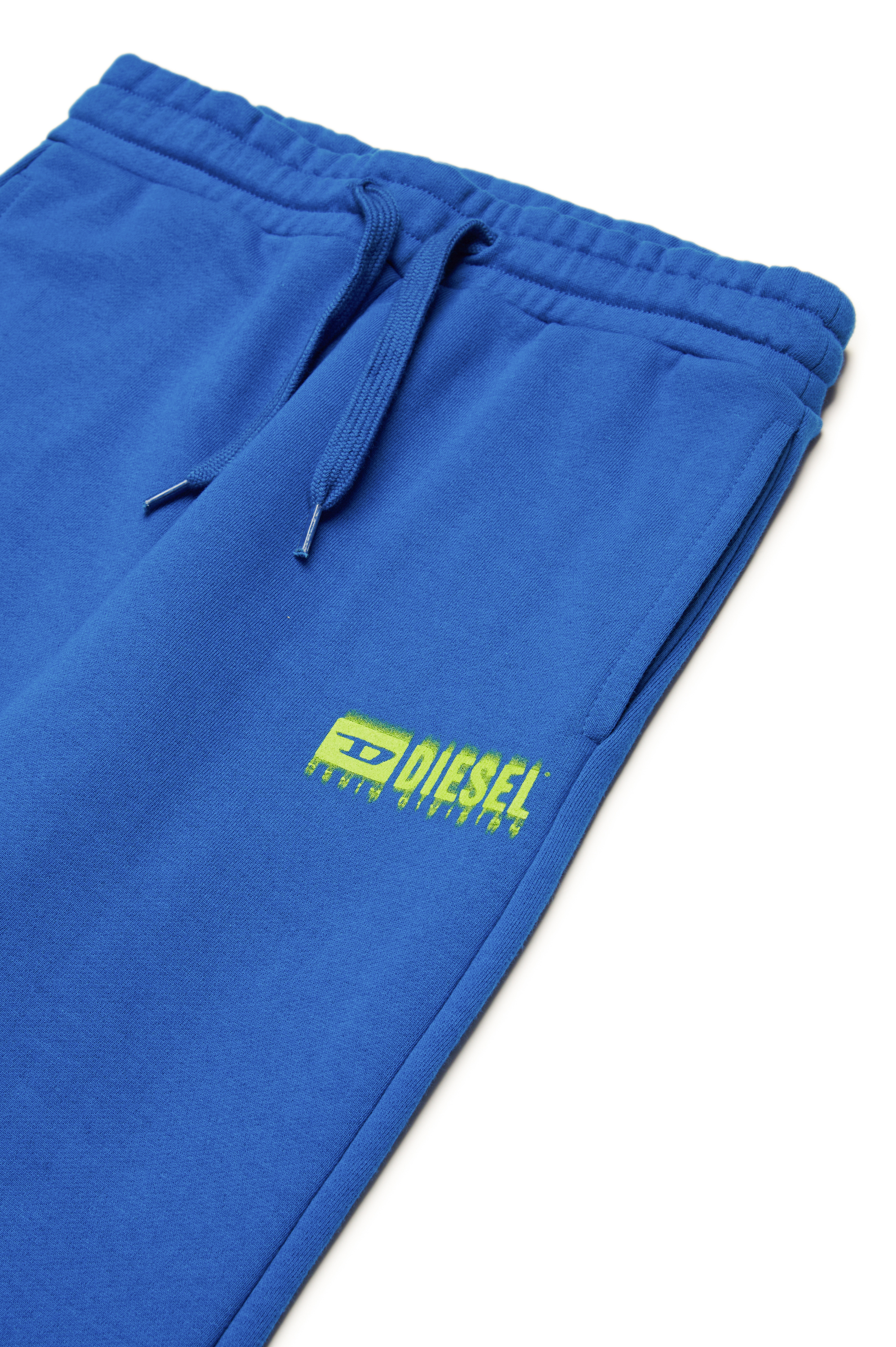 Diesel - PBASEL, Man's Sweatpants with d&eacute;grad&eacute; logo in Blue - 3
