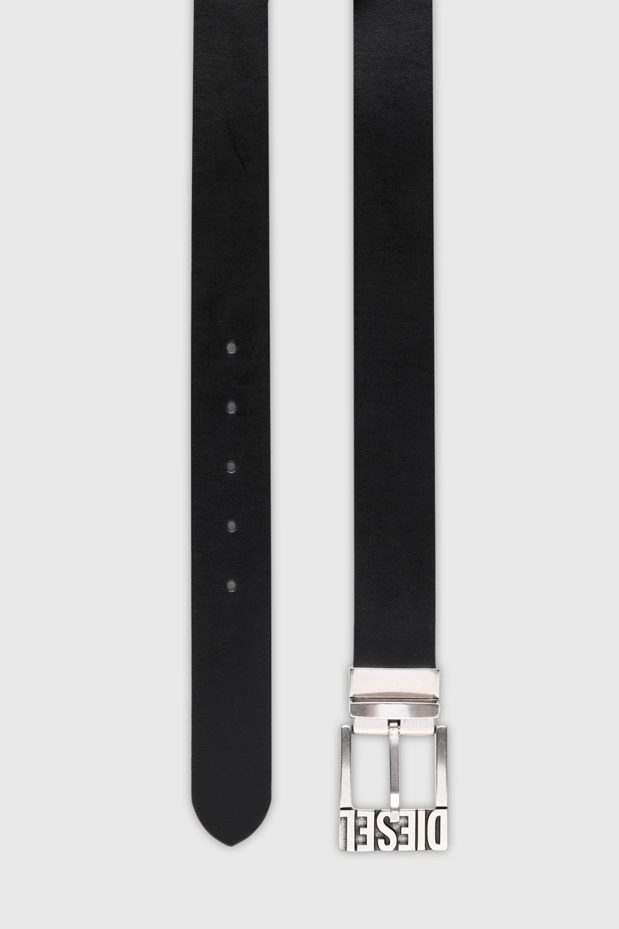 Diesel - B-SHIFT II, Man's 3.4cm reversible leather belt in Black/Brown - 2