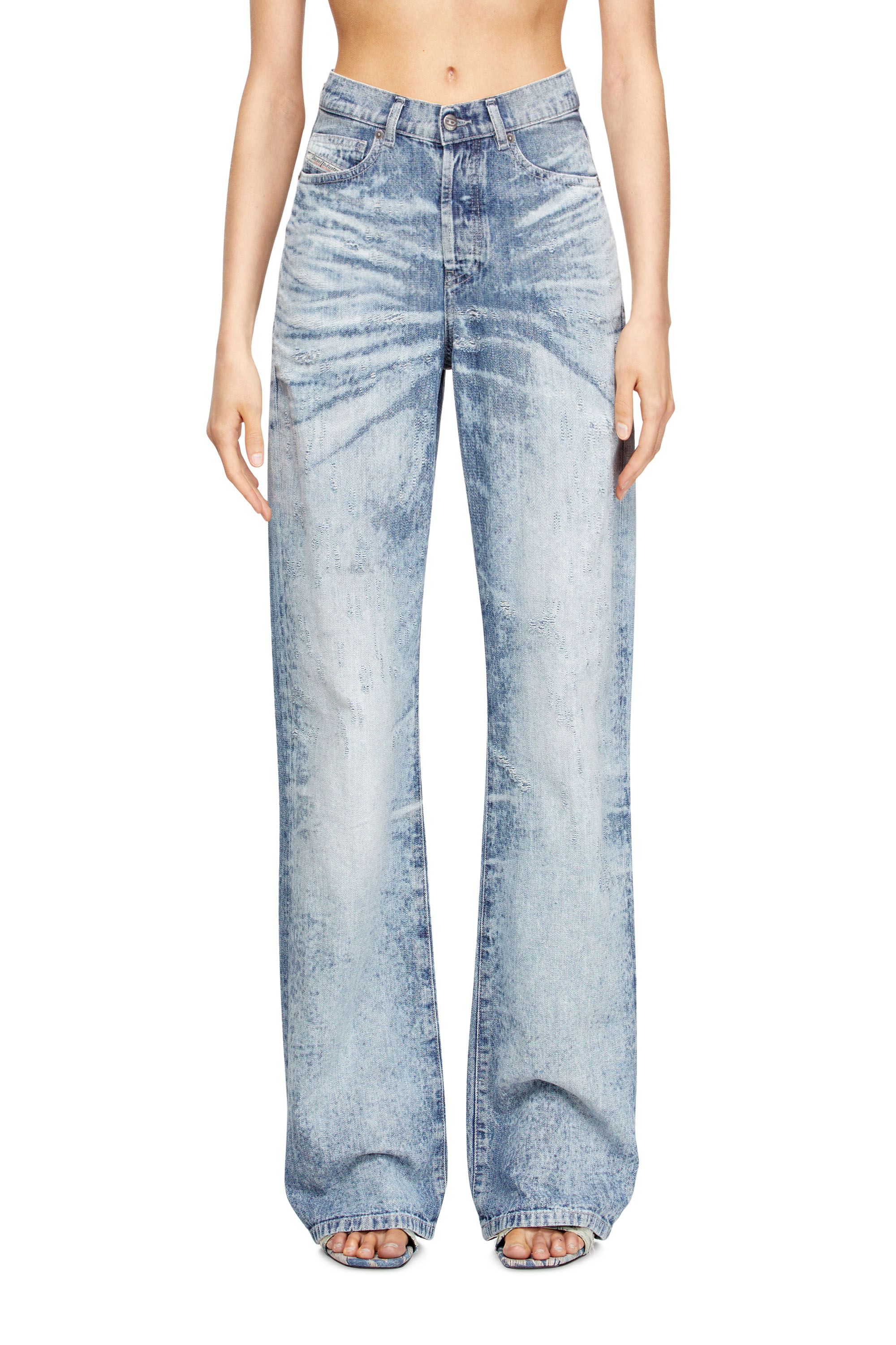 Diesel - Woman's Regular Jeans 1971 D-Sent 068TY, Light Blue - 1