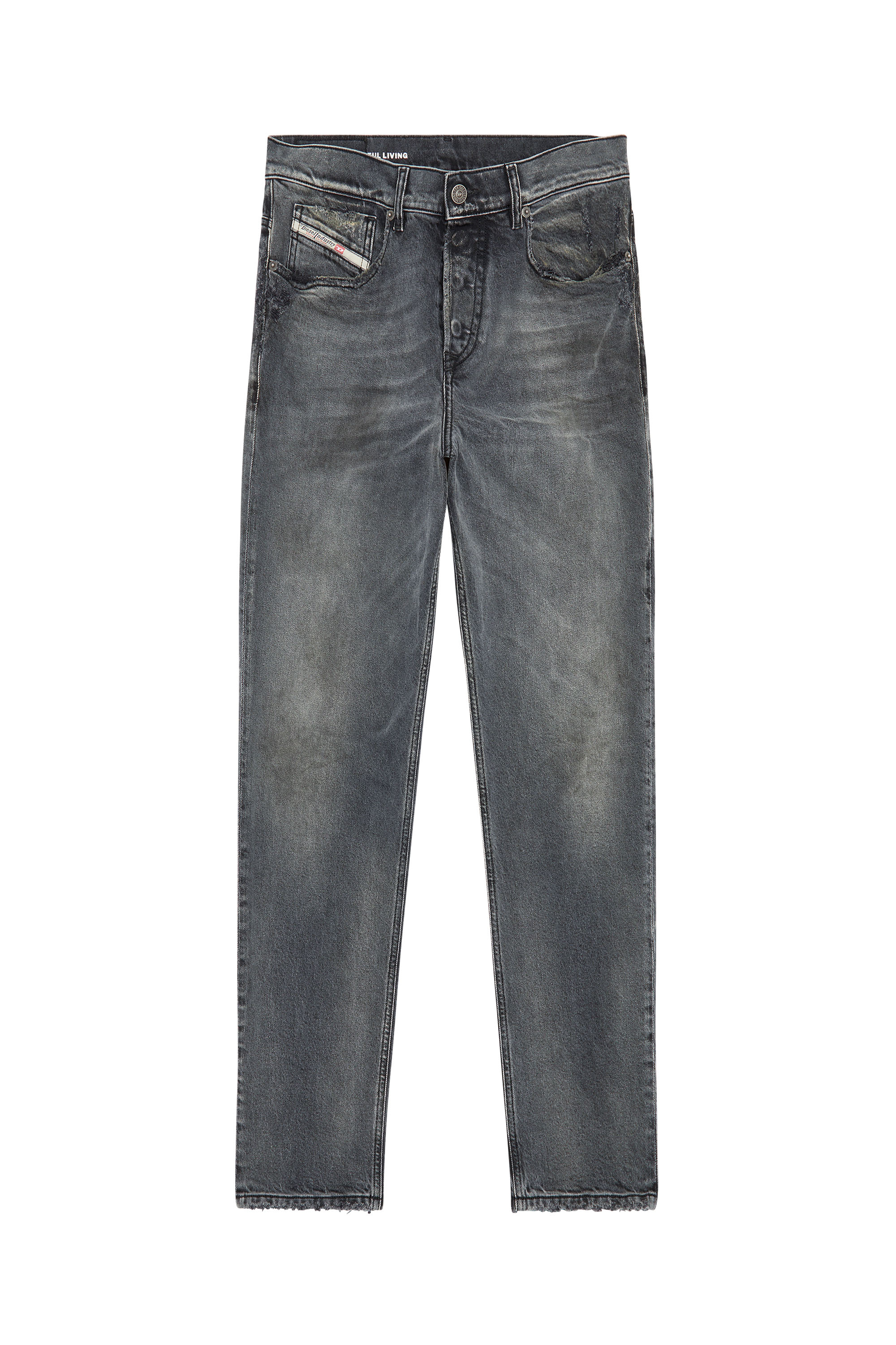 Diesel - 2005 D-Fining 09F17 Tapered Jeans, Black/Dark grey - Image 5