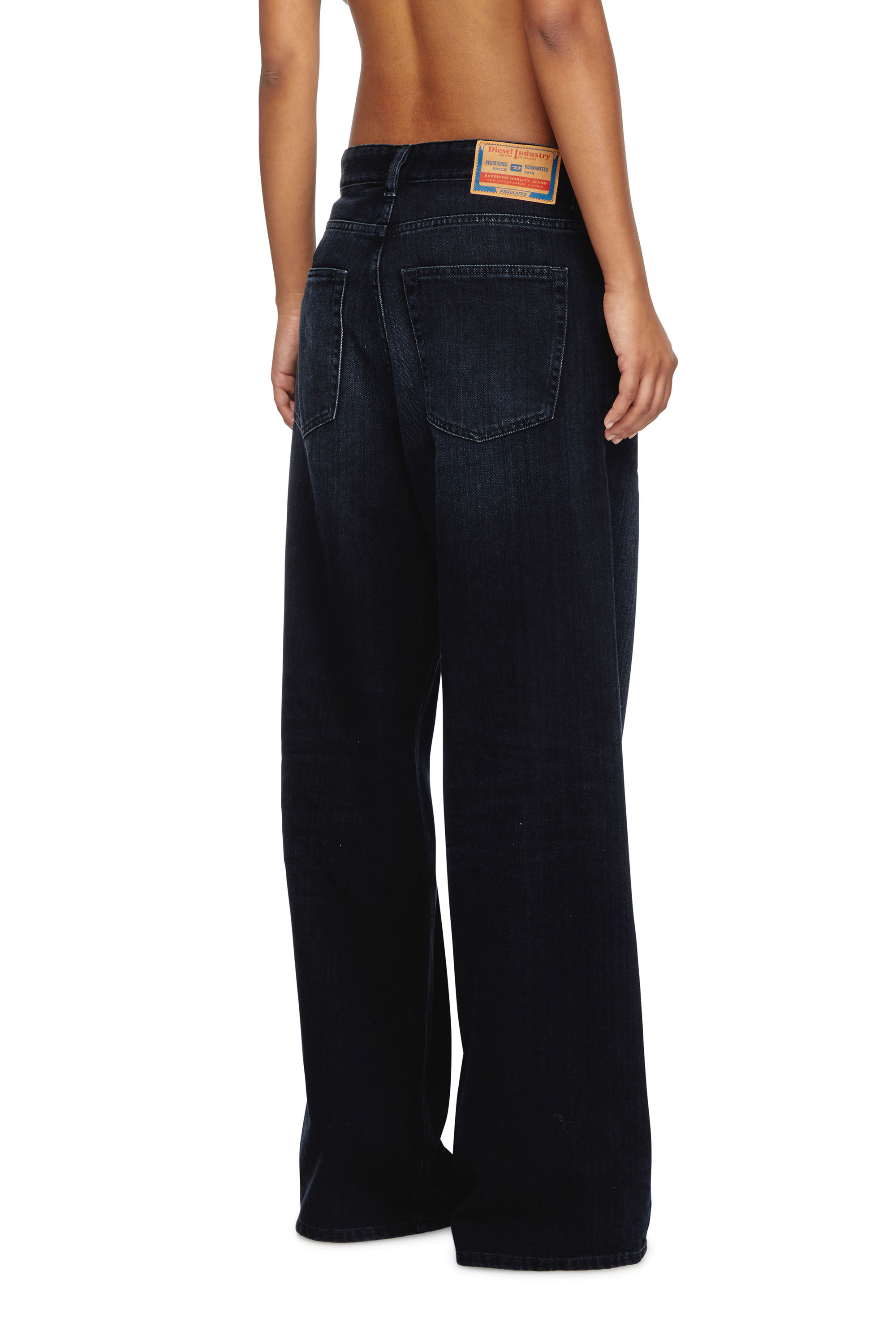 Relaxed Jeans 1996 D-Sire 09L54, Dark Blue Diesel - Woman's Relaxed Jeans 1996 D-Sire 09L54, Dark Blue - 4