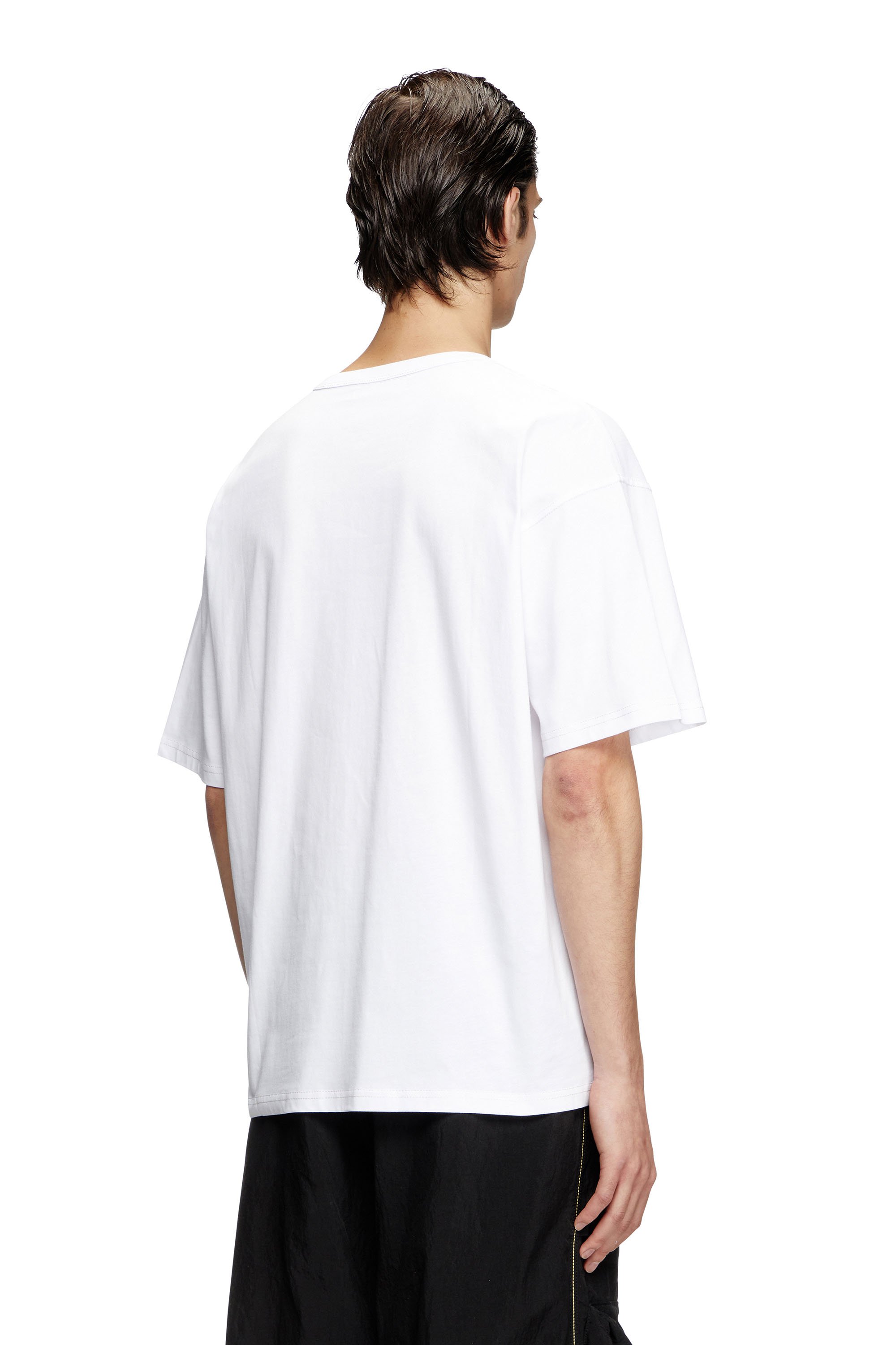 Diesel - T-BOXT-R30, Man's T-shirt with small logo in White - 4