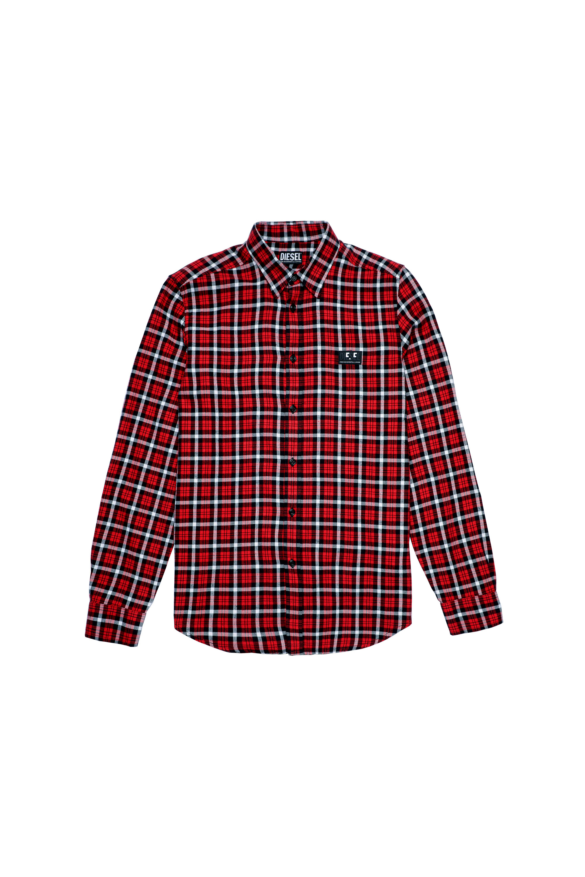 S-MOI-CHK-A, Red/White - Shirts