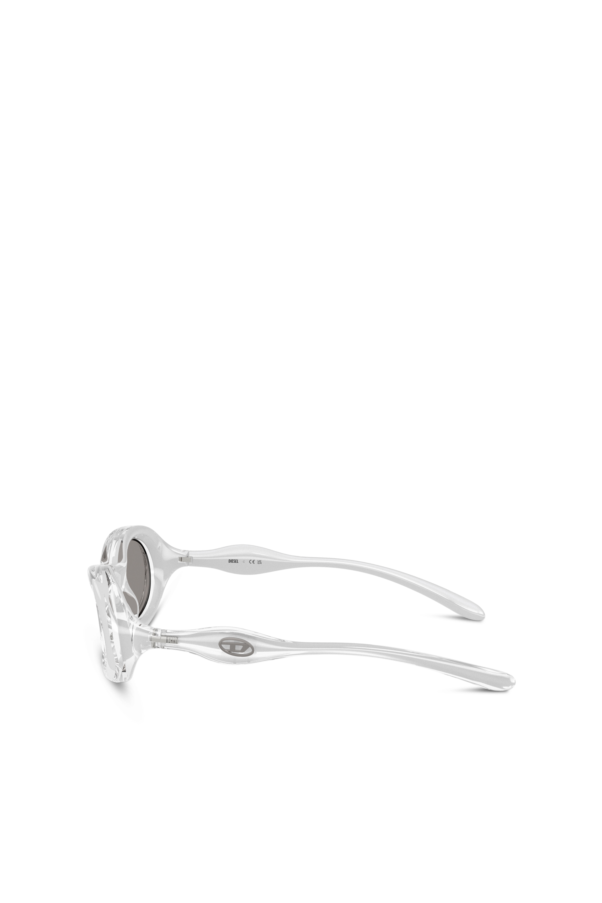 Diesel - 0DL3011U, Unisex's Oval sunglasses in Grey - 3