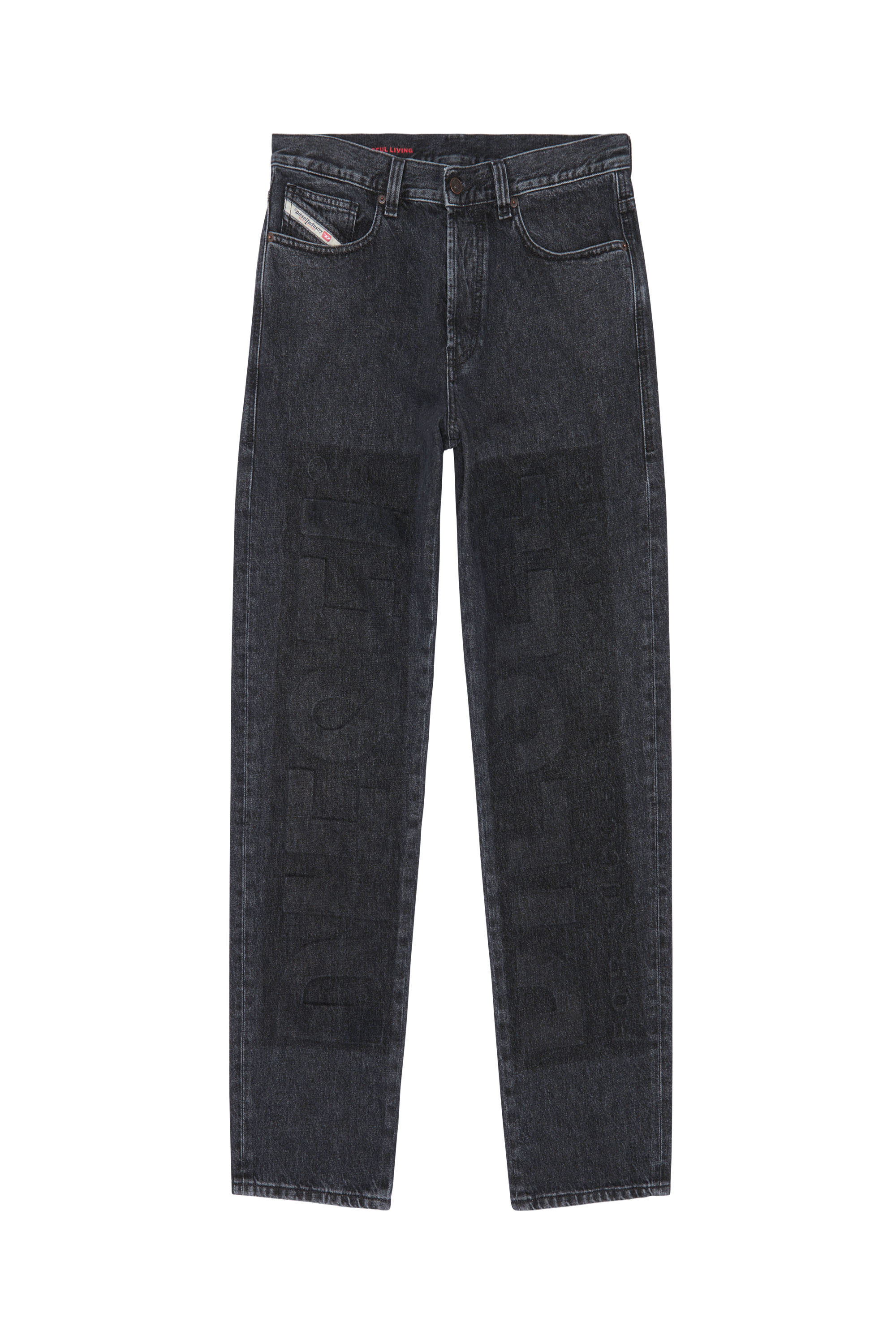 Diesel - 2010 D-Macs 007C5 Straight Jeans, Black/Dark grey - Image 6