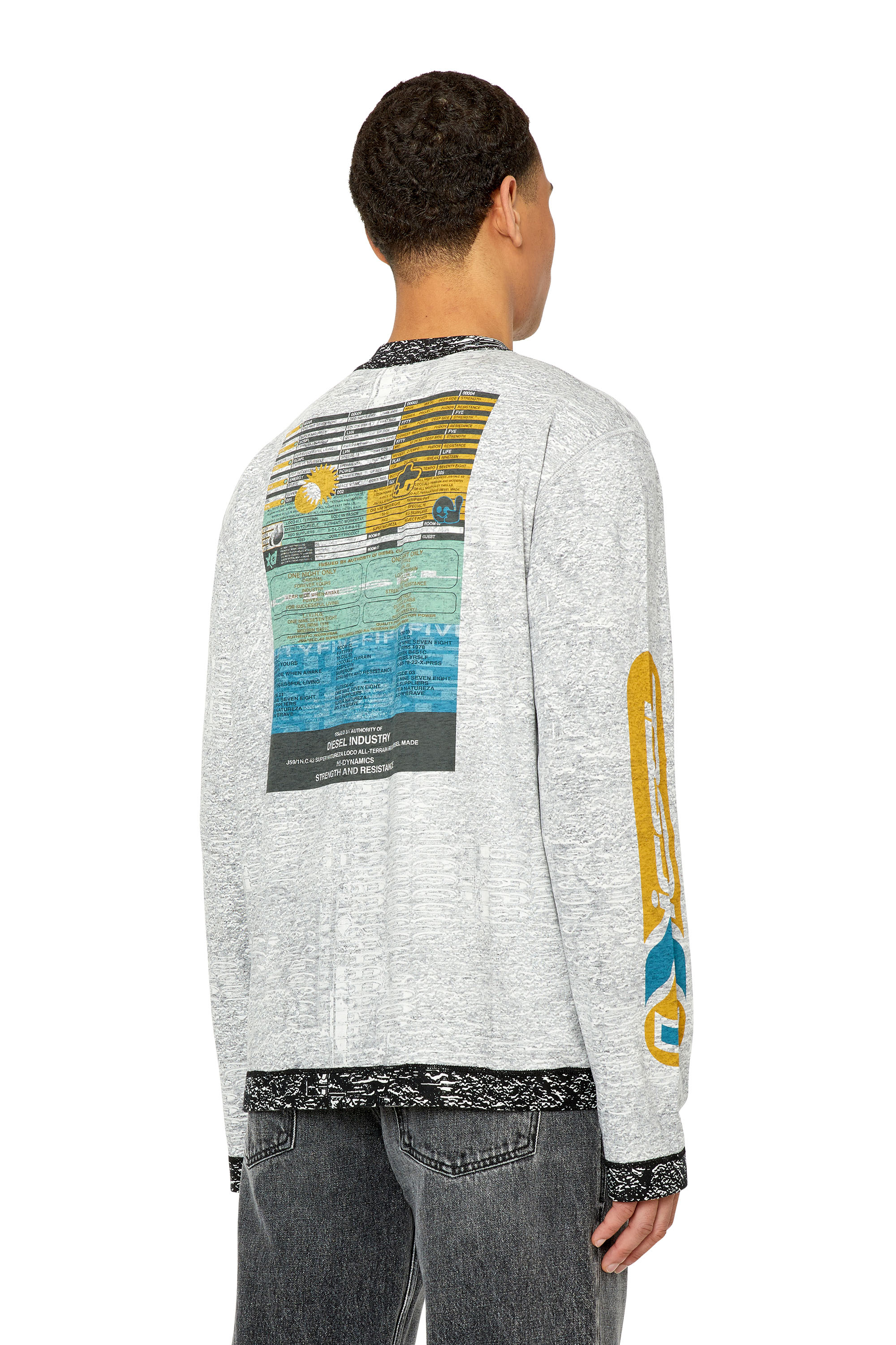 Diesel - T-CRANESIDE, Light Grey - Image 2