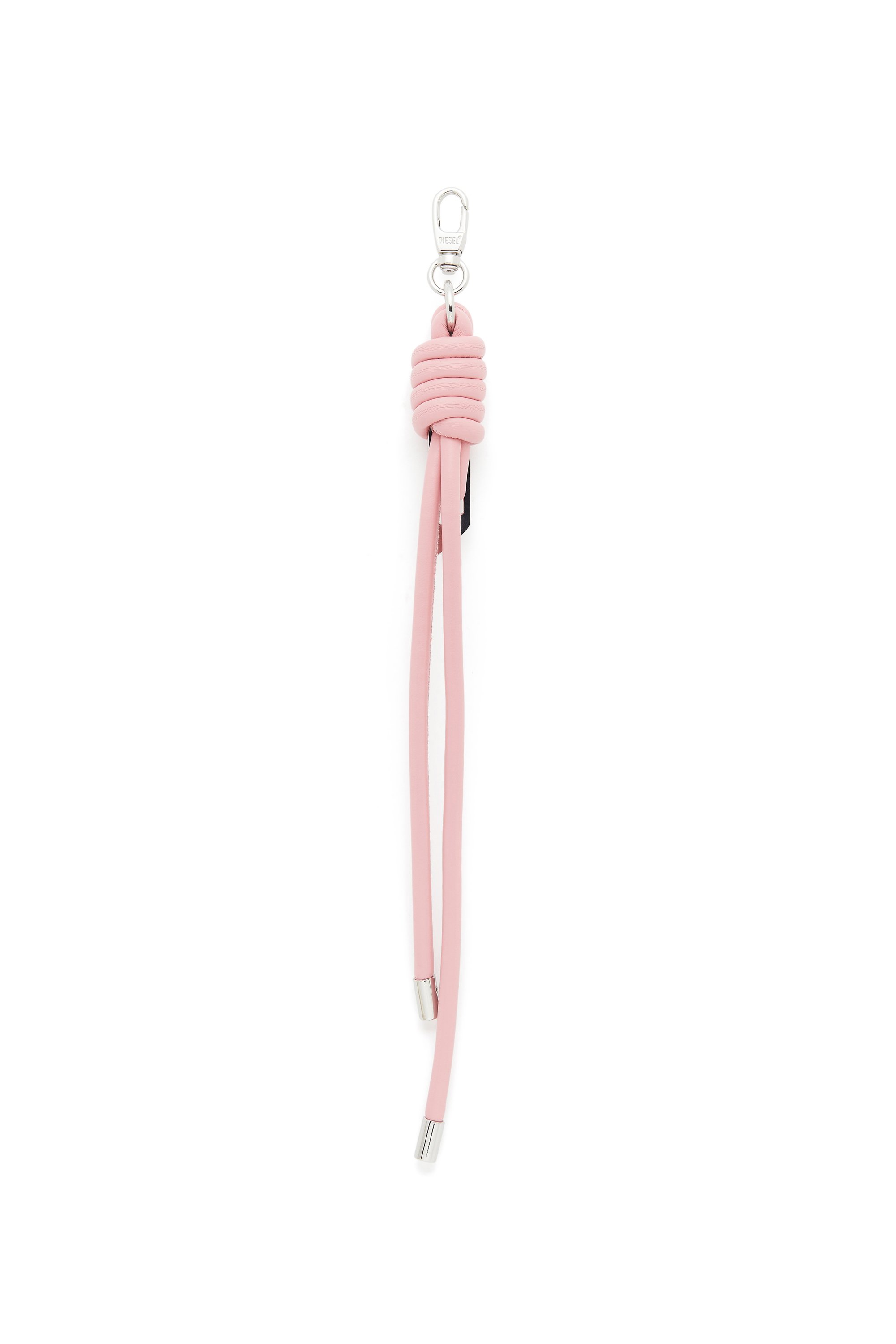 Diesel - ROPE I, Unisex's Knotted-straps charm in metal and PU in Pink - 2