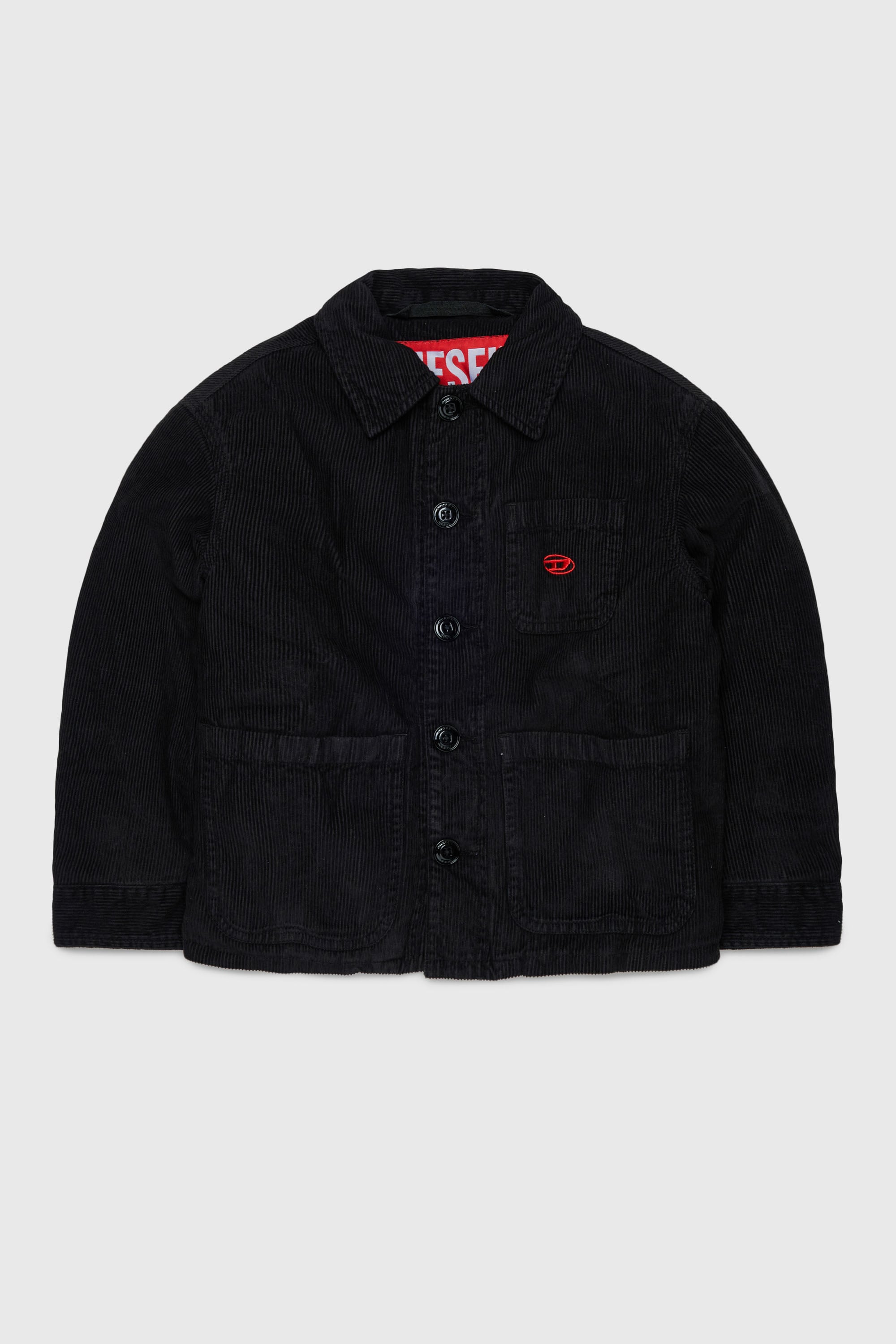 Corduroy shirt jacket