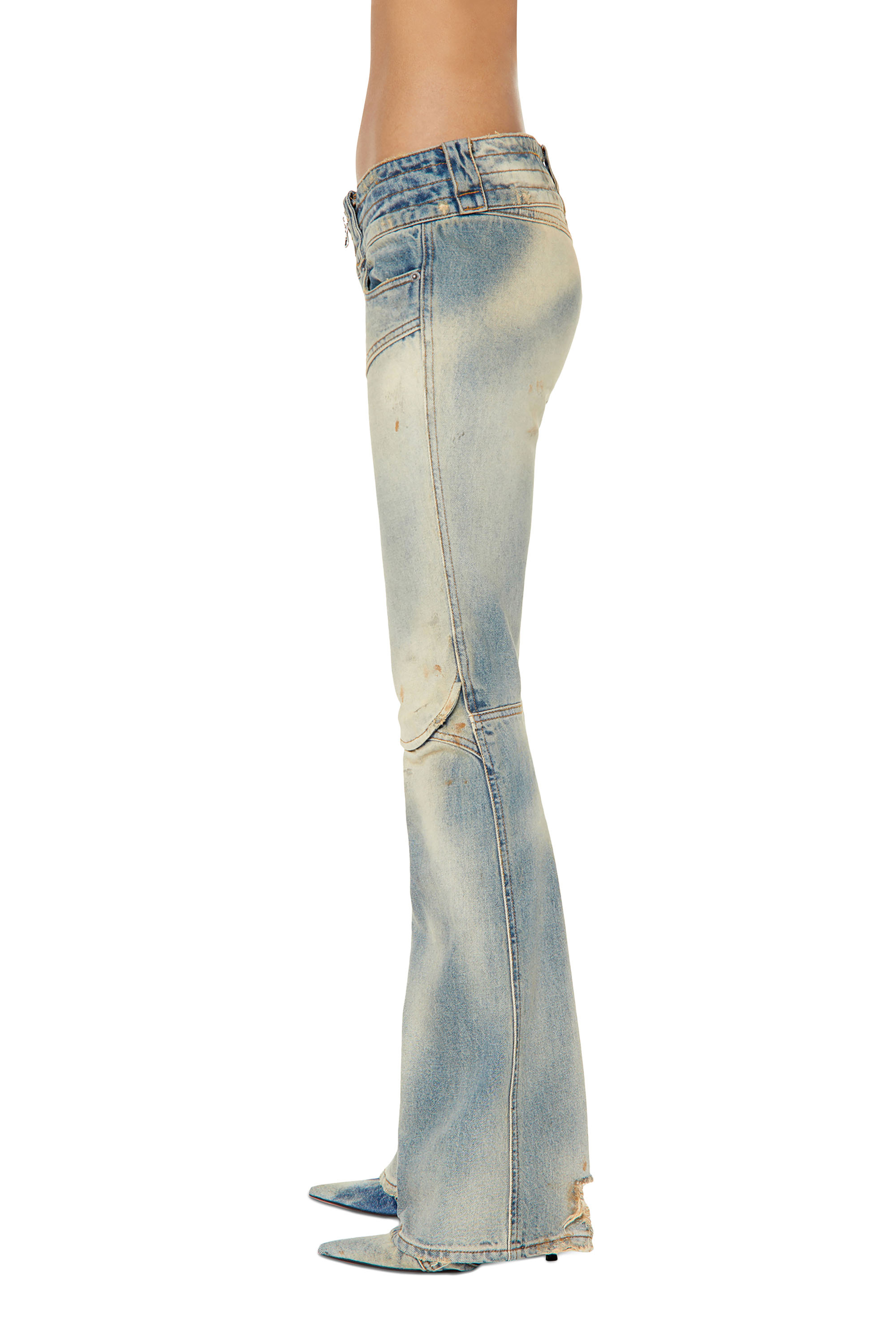 Diesel - Belthy 0ENAF Bootcut and Flare Jeans, Light Blue - Image 4