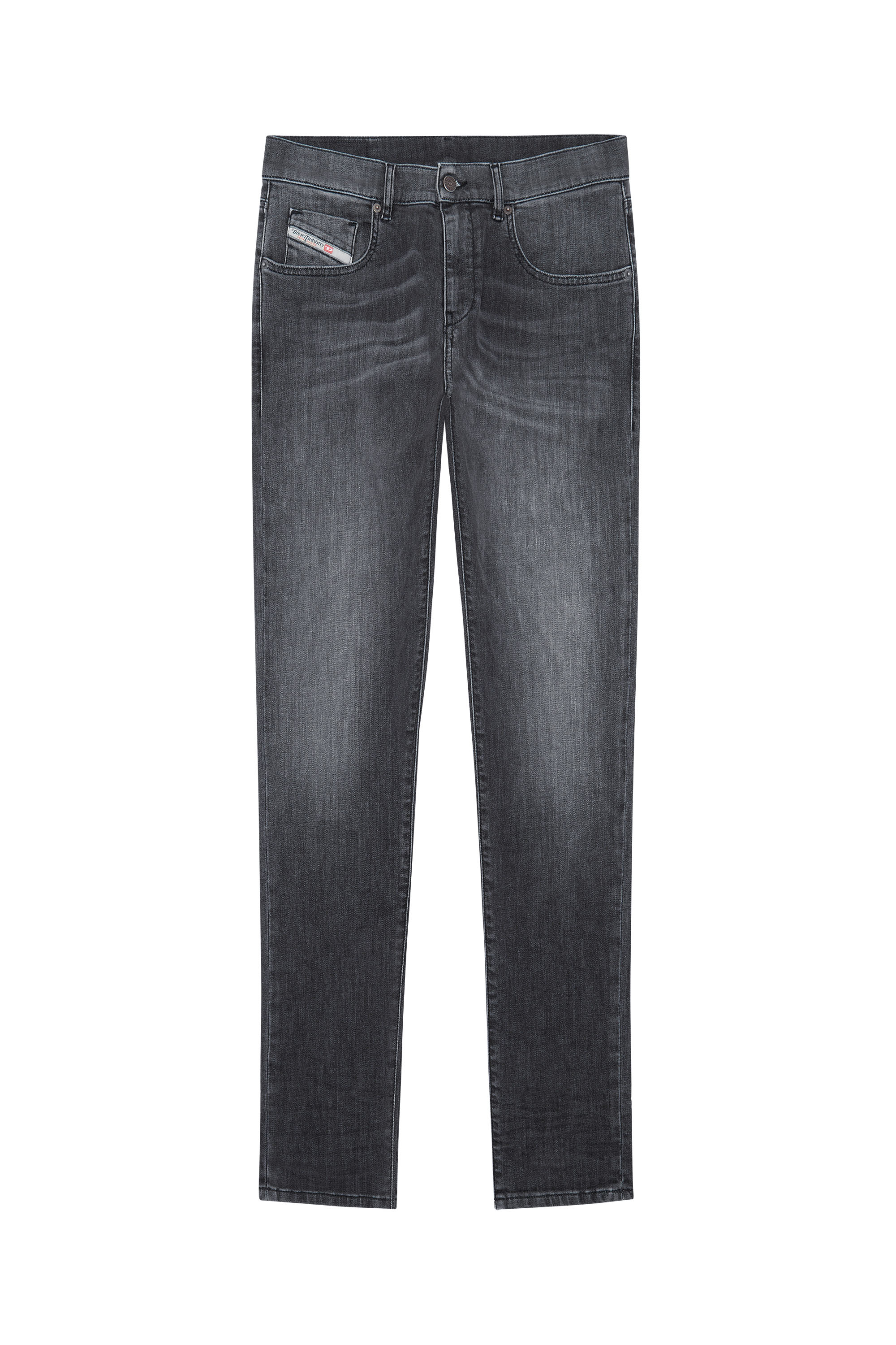 Diesel - D-Strukt JoggJeans® 09D52 Slim, Black/Dark grey - Image 6