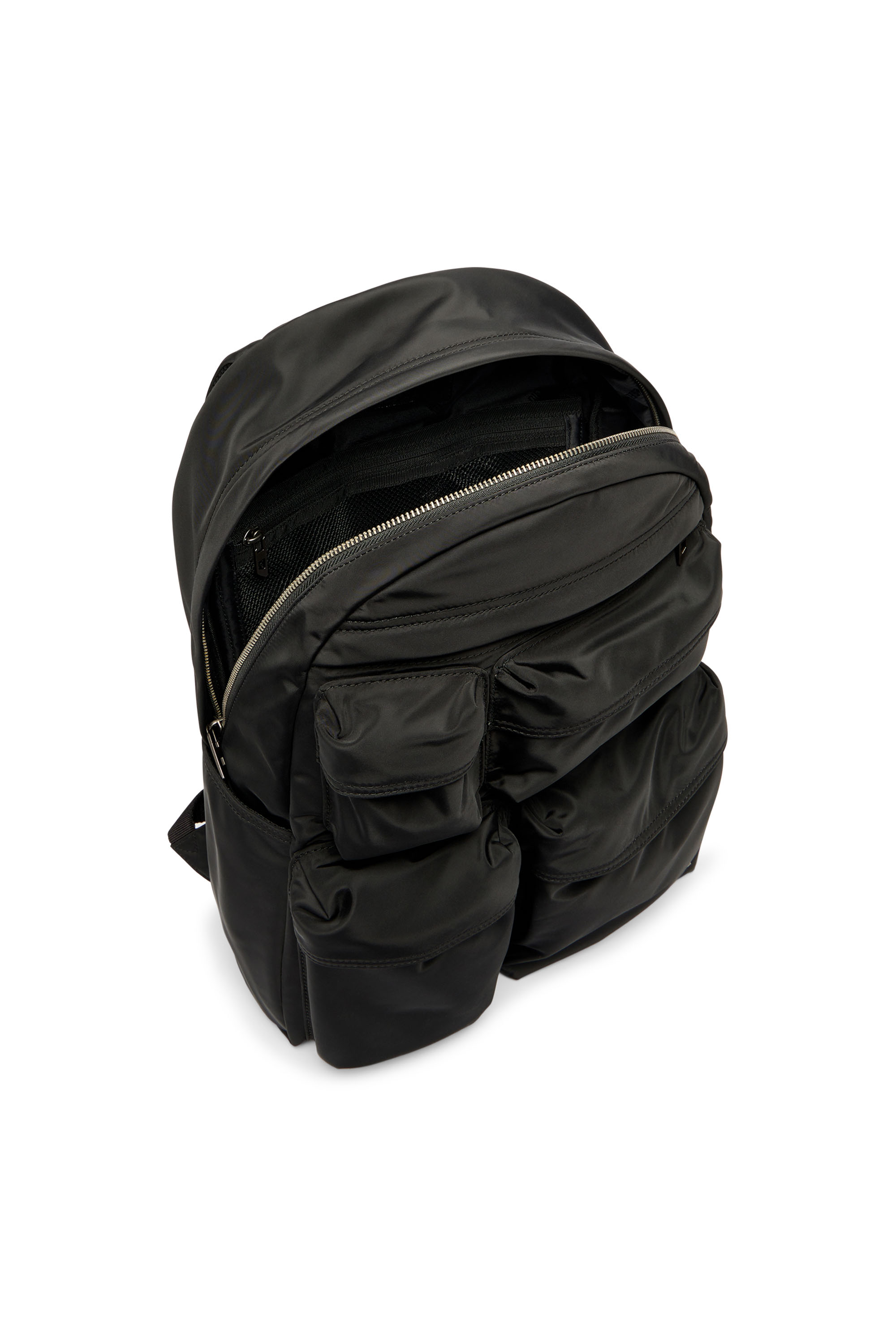 Diesel - MULTI-PKTS BACKPACK X, Unisex's Multi-Pkts-Backpack with multiple pockets in Black - 4