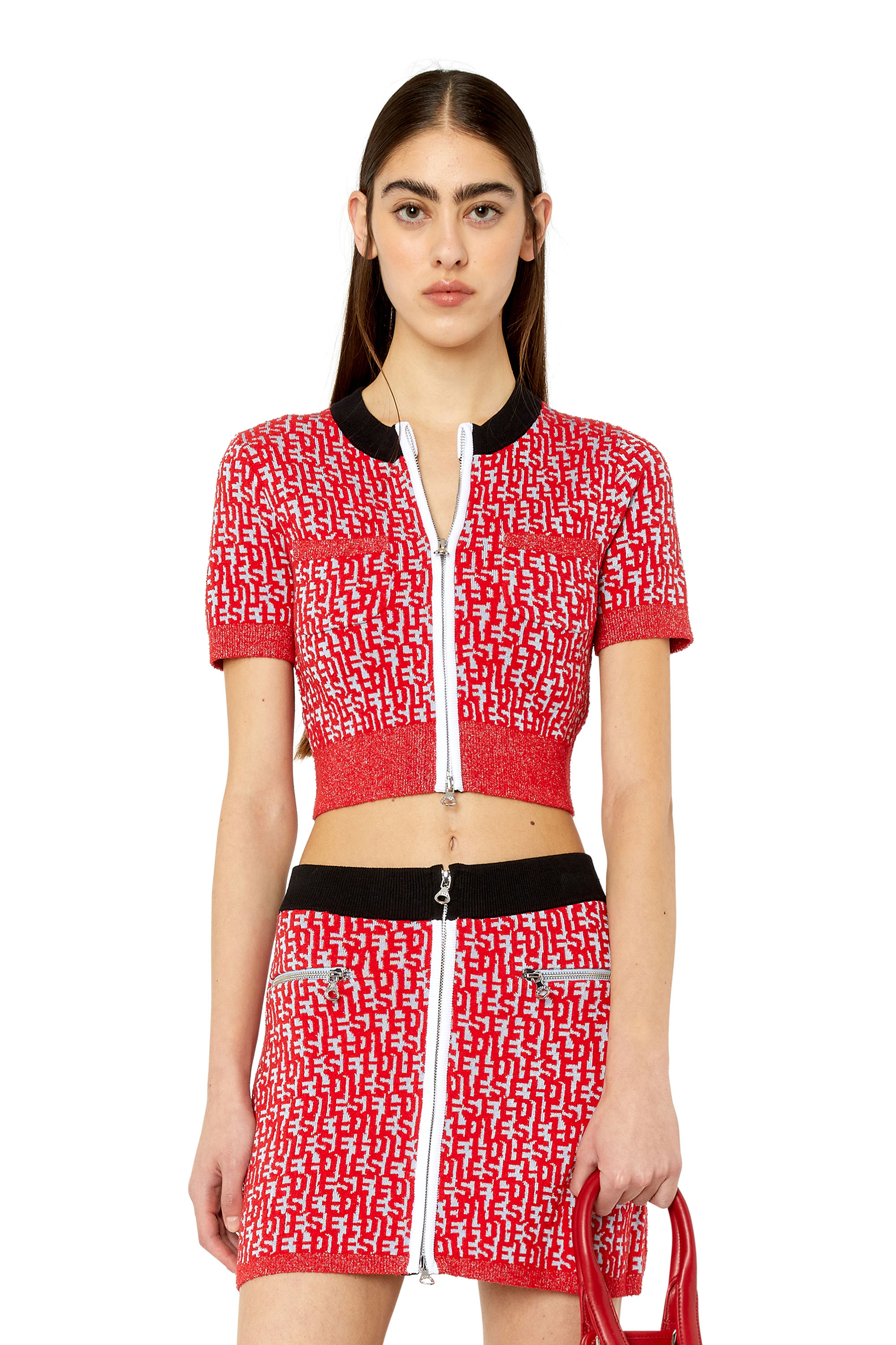 Diesel - M-ATHILDE, Grey/Red - Image 1