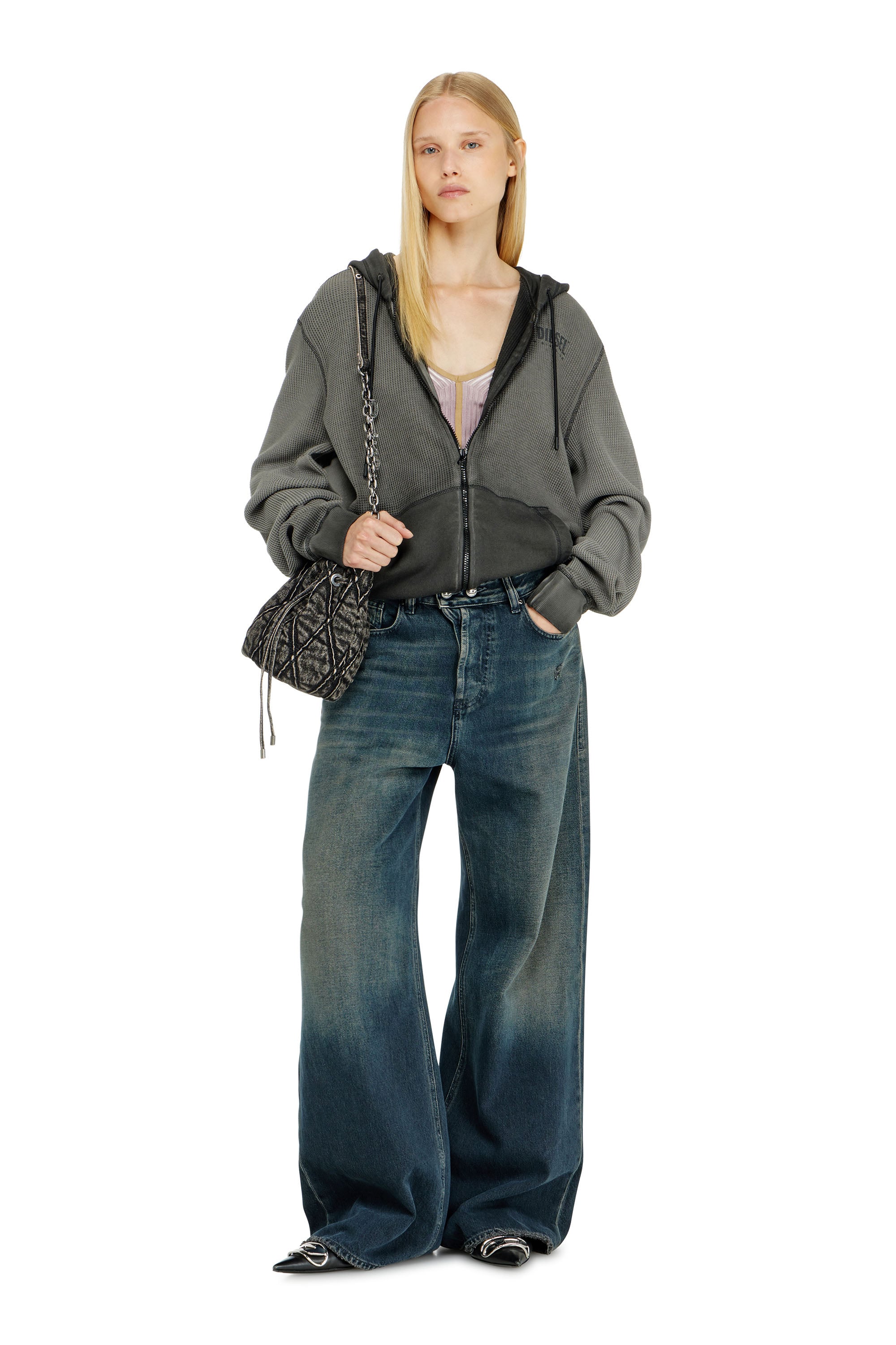 Diesel - Unisex's Relaxed Jeans 1996 D-Sire 09N67, Dark Blue - 1