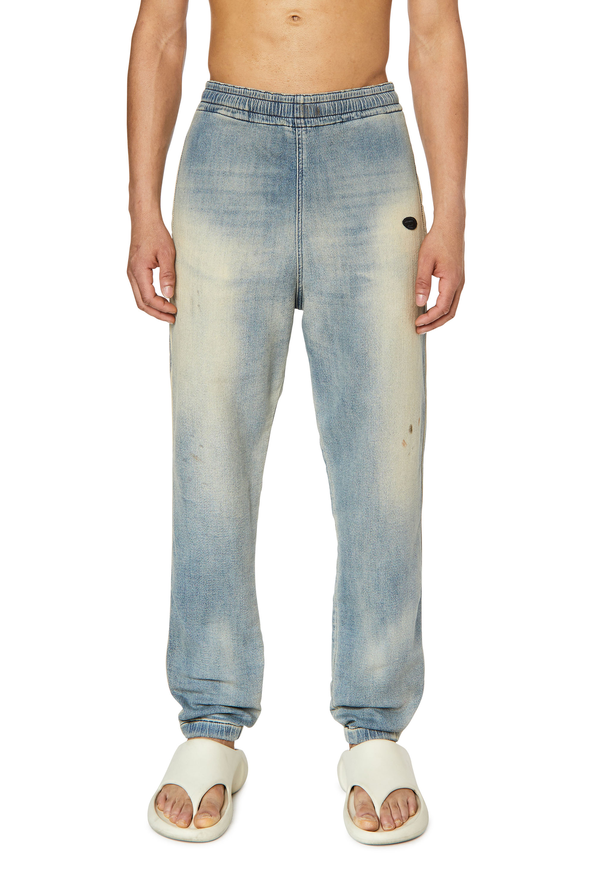 Diesel - D-Lab Track Denim 09G48 Tapered, Light Blue - Image 1