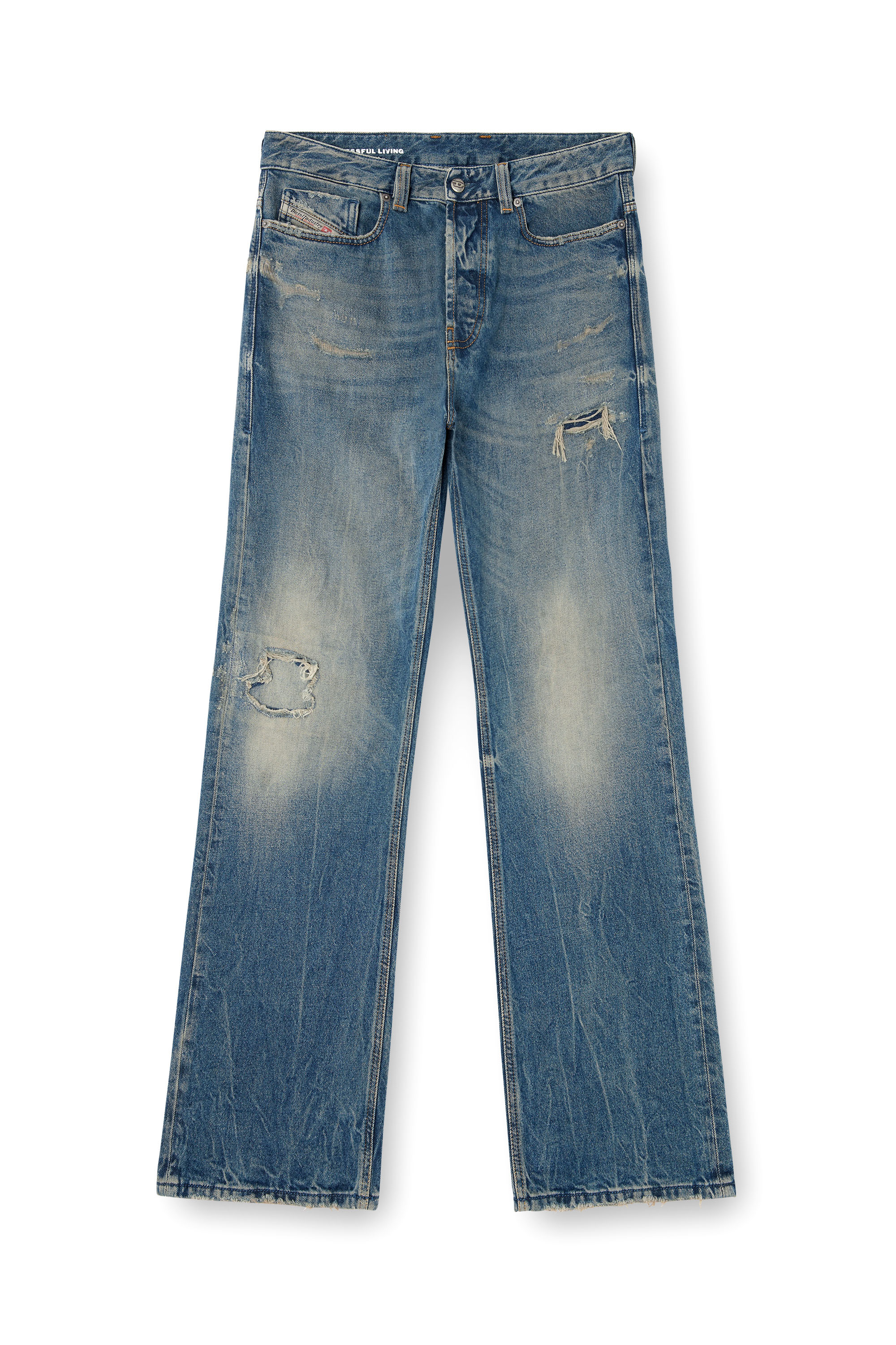 Diesel - Man's Relaxed Jeans 1980 D-Eeper 09M28, Medium blue - 2